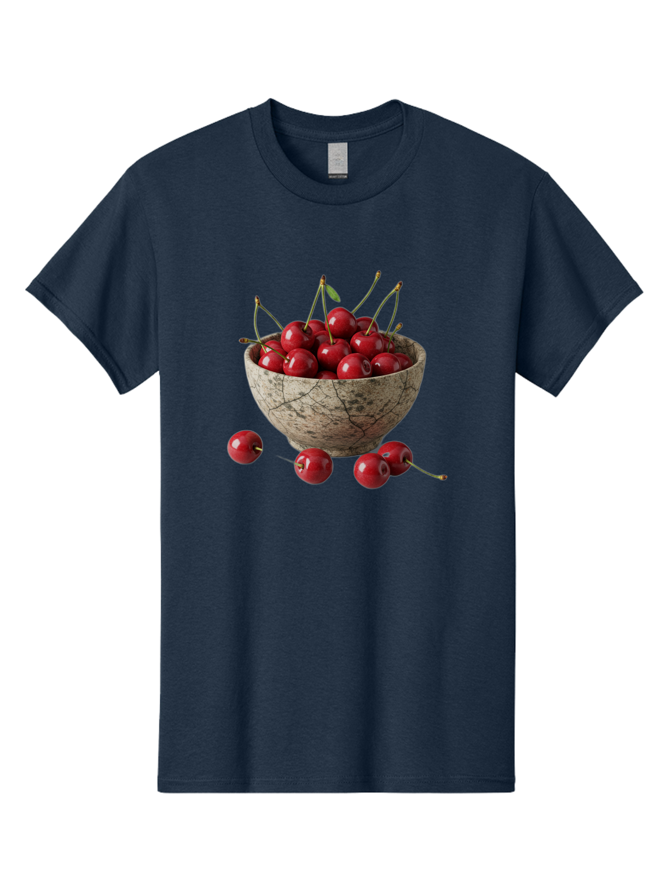 Cherries-In-Bowl-24 Men'S Graphic Tee, 100% Cotton, Comfortable Casual Summer Wear, Machine Washable, Vintage Camera, Old Camera, Antique Camera, Black Camera, Classic Photography, Photography Equipment, Nostalgic Device, Film Camera, Bai689