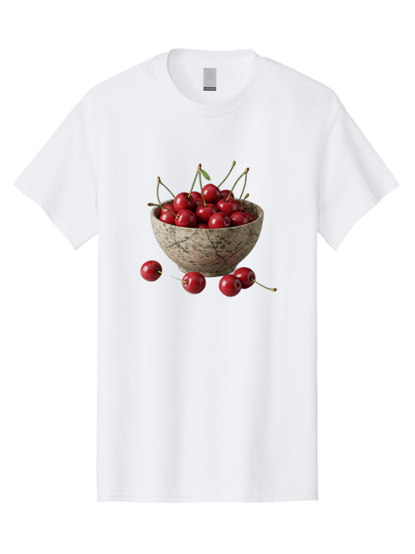 Cherries-In-Bowl-24 Men'S Graphic Tee, 100% Cotton, Comfortable Casual Summer Wear, Machine Washable, Vintage Camera, Old Camera, Antique Camera, Black Camera, Classic Photography, Photography Equipment, Nostalgic Device, Film Camera, Bai689