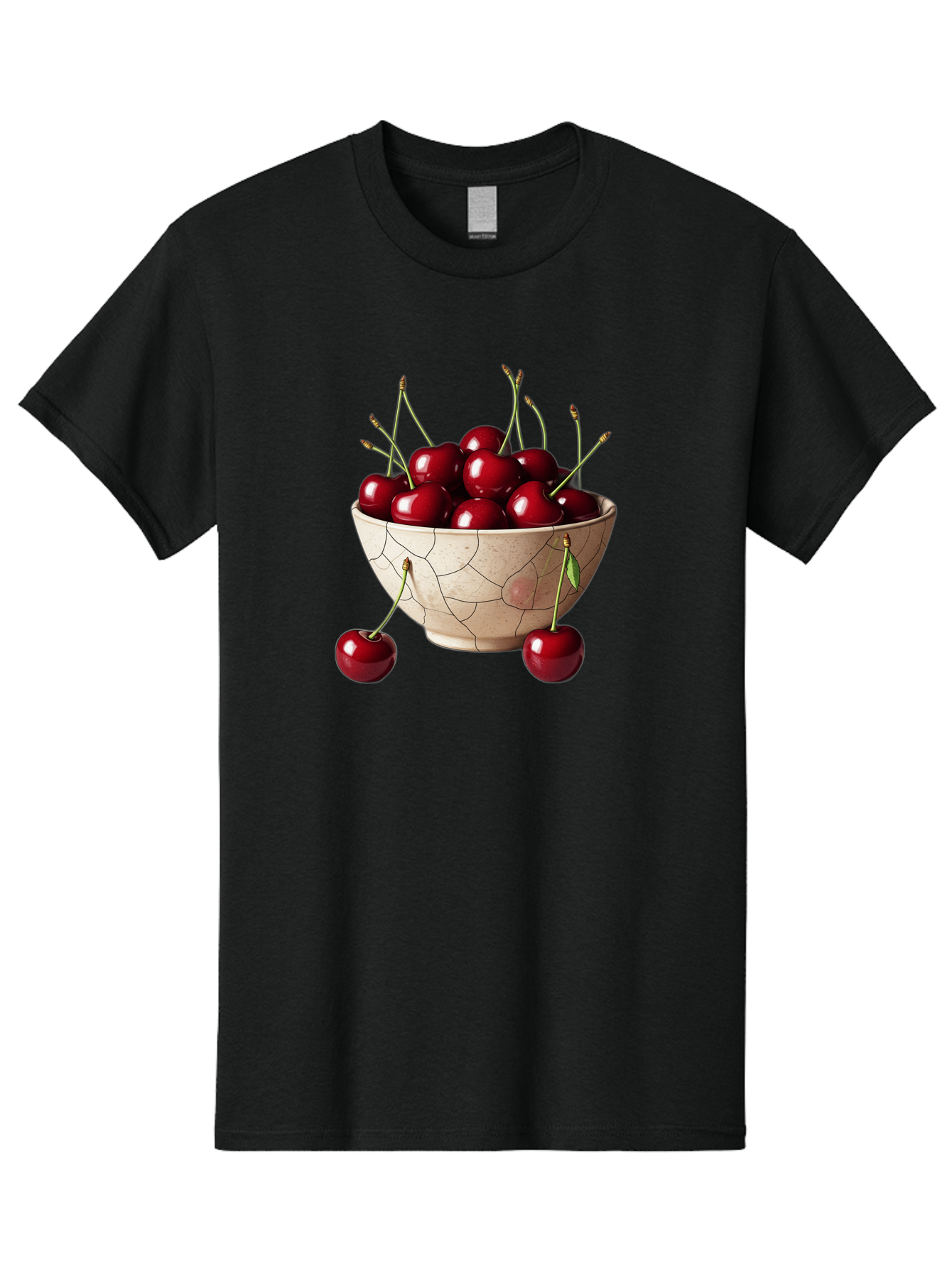Cherries-In-Bowl-25 Men'S Graphic Tee, 100% Cotton, Comfortable Casual Summer Wear, Machine Washable, Vintage Camera, Old Camera, Antique Camera, Black Camera, Classic Photography, Photography Equipment, Nostalgic Device, Film Camera, Bai690