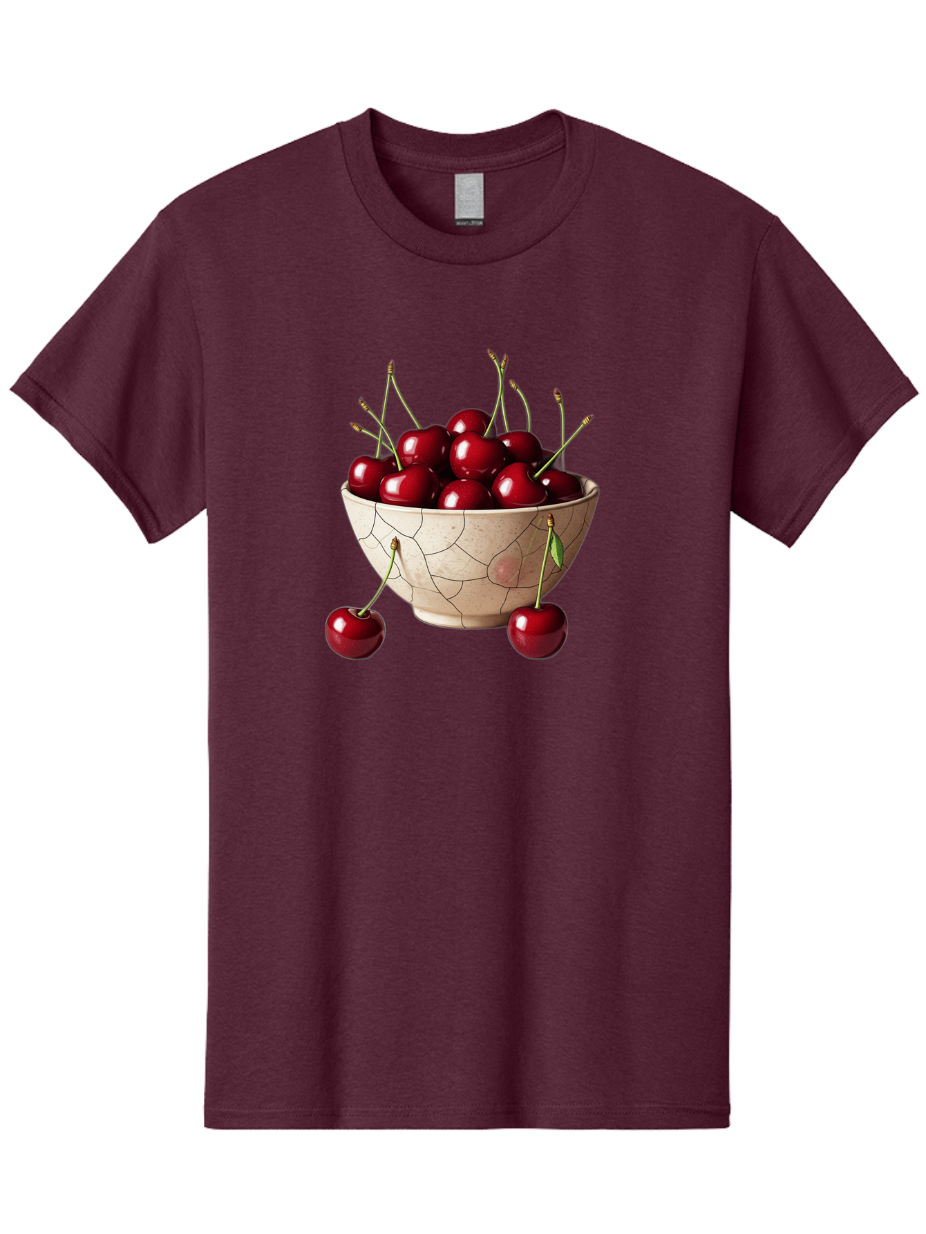 Cherries-In-Bowl-25 Men'S Graphic Tee, 100% Cotton, Comfortable Casual Summer Wear, Machine Washable, Vintage Camera, Old Camera, Antique Camera, Black Camera, Classic Photography, Photography Equipment, Nostalgic Device, Film Camera, Bai690