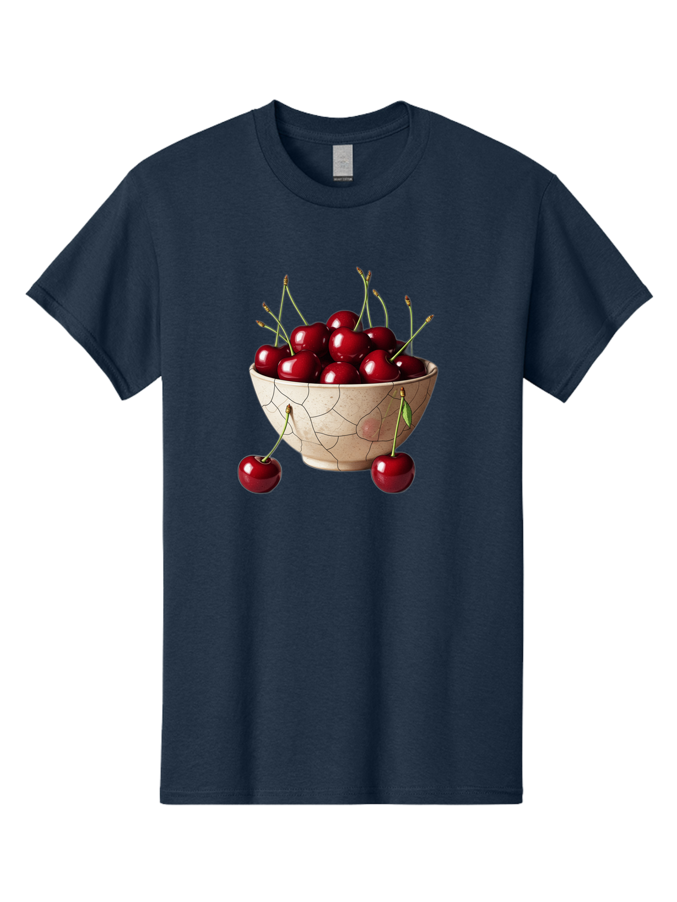 Cherries-In-Bowl-25 Men'S Graphic Tee, 100% Cotton, Comfortable Casual Summer Wear, Machine Washable, Vintage Camera, Old Camera, Antique Camera, Black Camera, Classic Photography, Photography Equipment, Nostalgic Device, Film Camera, Bai690