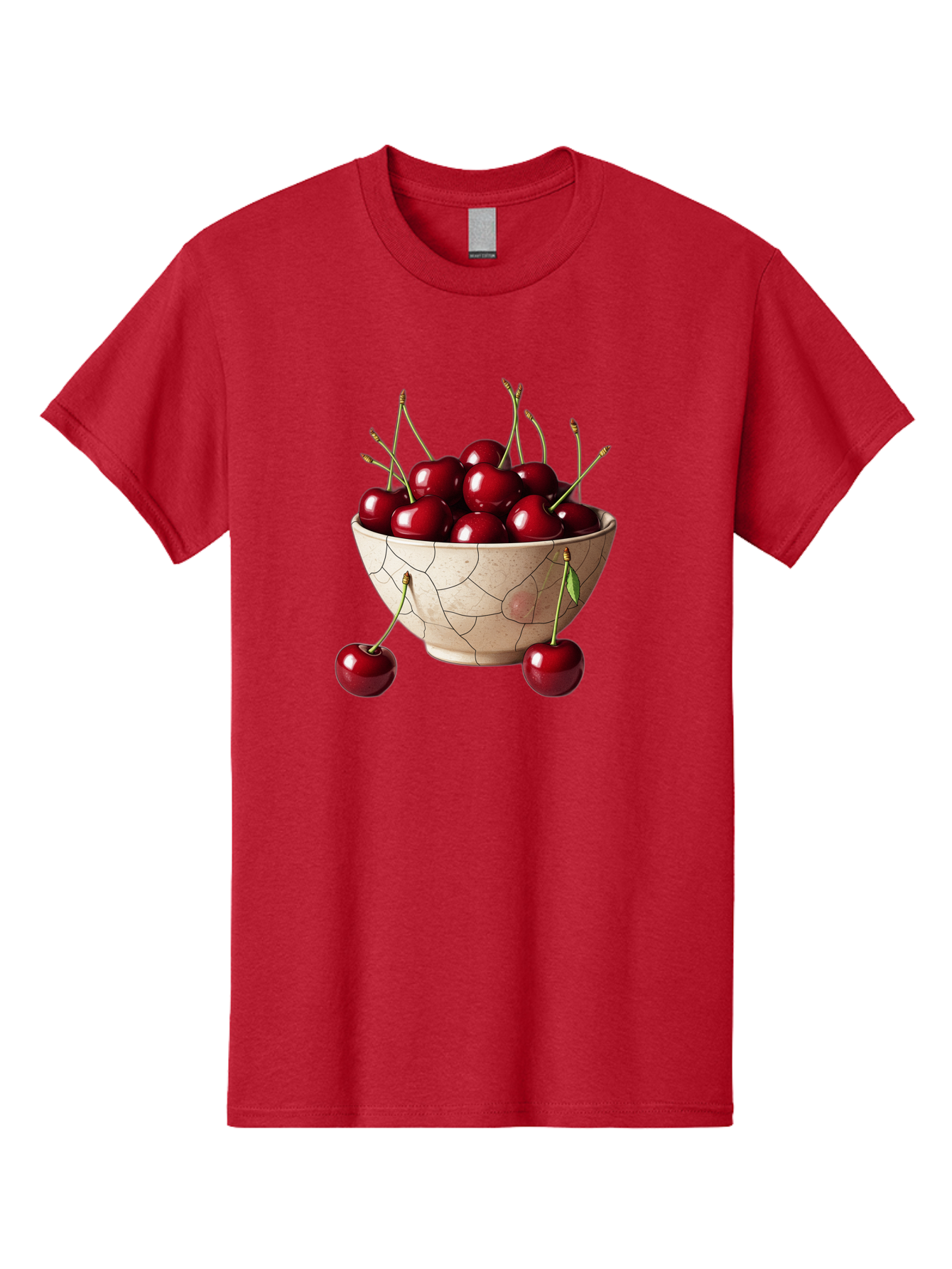 Cherries-In-Bowl-25 Men'S Graphic Tee, 100% Cotton, Comfortable Casual Summer Wear, Machine Washable, Vintage Camera, Old Camera, Antique Camera, Black Camera, Classic Photography, Photography Equipment, Nostalgic Device, Film Camera, Bai690