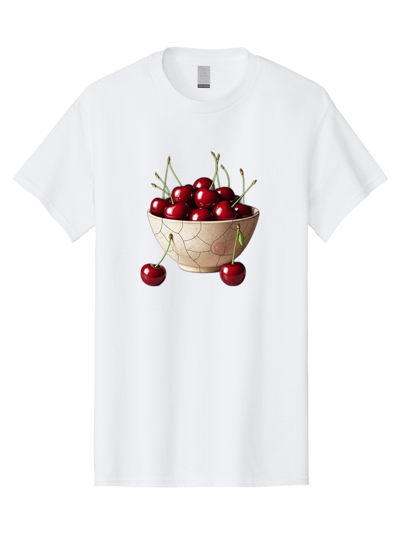 Cherries-In-Bowl-25 Men'S Graphic Tee, 100% Cotton, Comfortable Casual Summer Wear, Machine Washable, Vintage Camera, Old Camera, Antique Camera, Black Camera, Classic Photography, Photography Equipment, Nostalgic Device, Film Camera, Bai690
