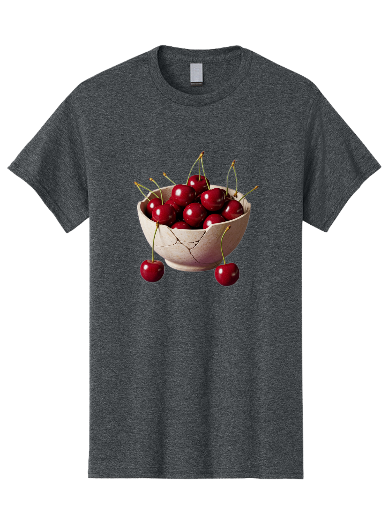 Cherries-In-Bowl-26 Men'S Graphic Tee, 100% Cotton, Comfortable Casual Summer Wear, Machine Washable, Vintage Camera, Old Camera, Antique Camera, Black Camera, Classic Photography, Photography Equipment, Nostalgic Device, Film Camera, Bai691