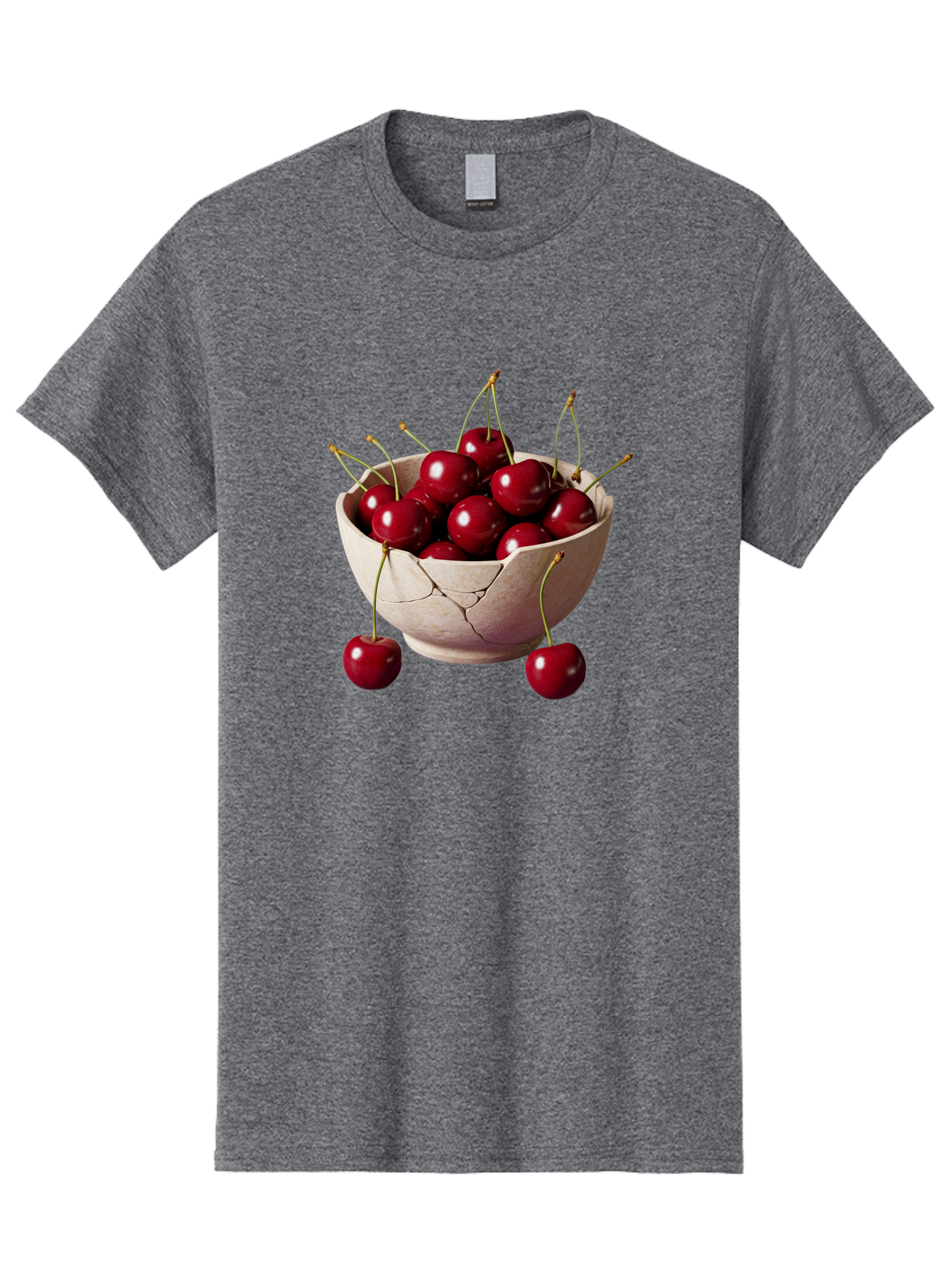 Cherries-In-Bowl-26 Men'S Graphic Tee, 100% Cotton, Comfortable Casual Summer Wear, Machine Washable, Vintage Camera, Old Camera, Antique Camera, Black Camera, Classic Photography, Photography Equipment, Nostalgic Device, Film Camera, Bai691