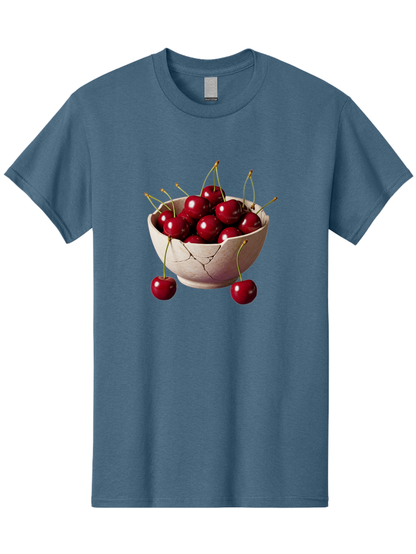 Cherries-In-Bowl-26 Men'S Graphic Tee, 100% Cotton, Comfortable Casual Summer Wear, Machine Washable, Vintage Camera, Old Camera, Antique Camera, Black Camera, Classic Photography, Photography Equipment, Nostalgic Device, Film Camera, Bai691