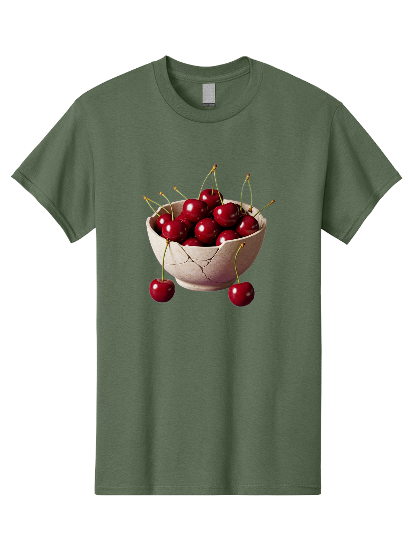 Cherries-In-Bowl-26 Men'S Graphic Tee, 100% Cotton, Comfortable Casual Summer Wear, Machine Washable, Vintage Camera, Old Camera, Antique Camera, Black Camera, Classic Photography, Photography Equipment, Nostalgic Device, Film Camera, Bai691