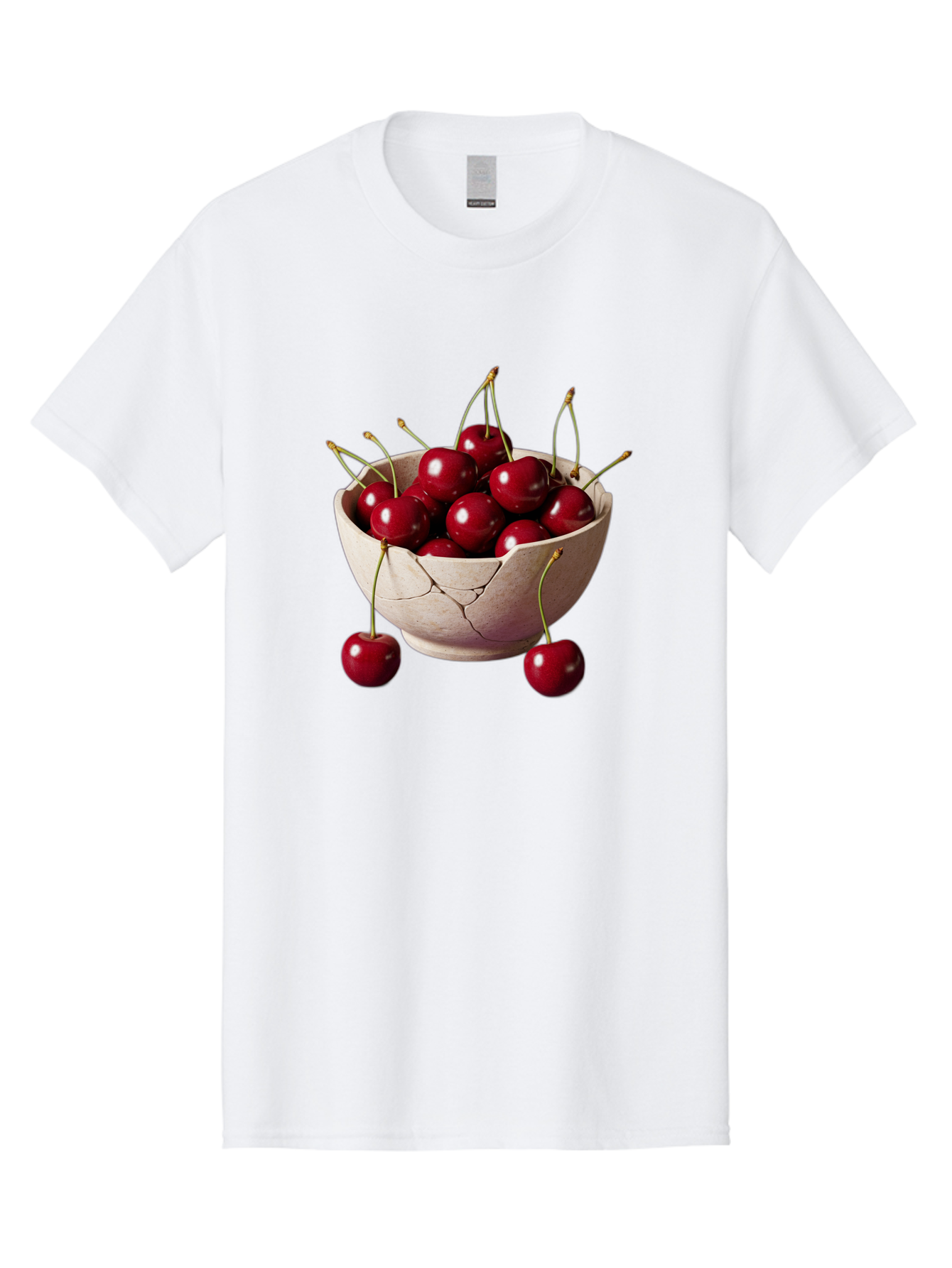 Cherries-In-Bowl-26 Men'S Graphic Tee, 100% Cotton, Comfortable Casual Summer Wear, Machine Washable, Vintage Camera, Old Camera, Antique Camera, Black Camera, Classic Photography, Photography Equipment, Nostalgic Device, Film Camera, Bai691