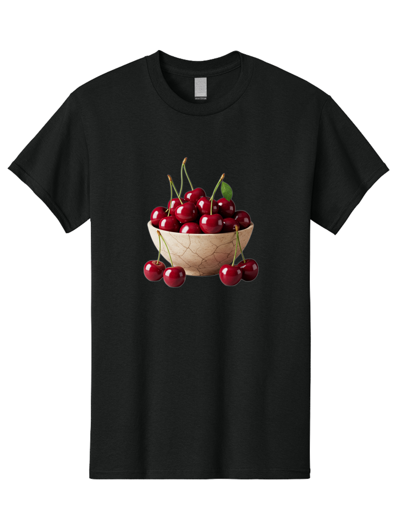 Cherries-In-Bowl-27 Men'S Graphic Tee, 100% Cotton, Comfortable Casual Summer Wear, Machine Washable, Vintage Camera, Old Camera, Antique Camera, Black Camera, Classic Photography, Photography Equipment, Nostalgic Device, Film Camera, Bai692