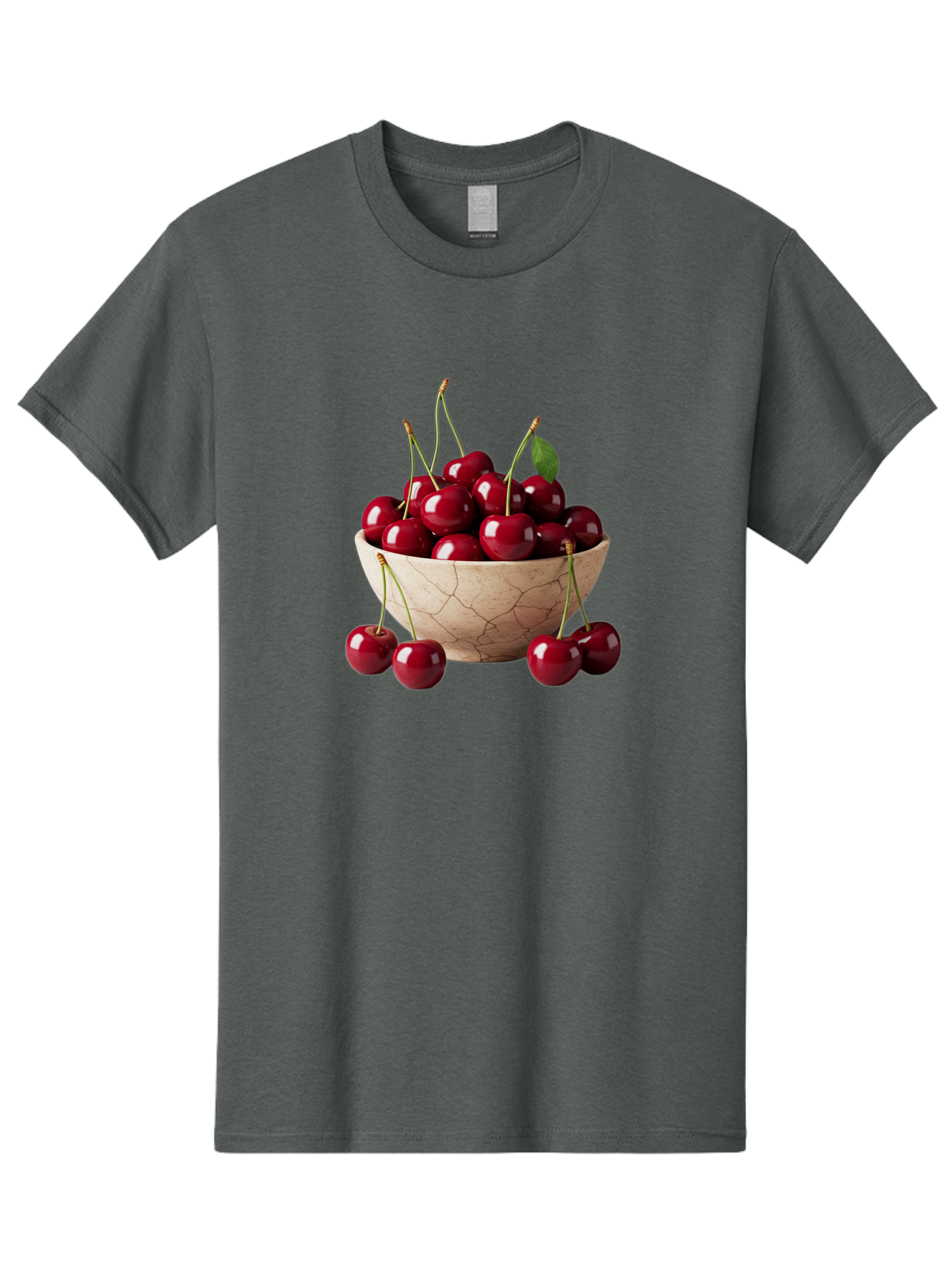 Cherries-In-Bowl-27 Men'S Graphic Tee, 100% Cotton, Comfortable Casual Summer Wear, Machine Washable, Vintage Camera, Old Camera, Antique Camera, Black Camera, Classic Photography, Photography Equipment, Nostalgic Device, Film Camera, Bai692