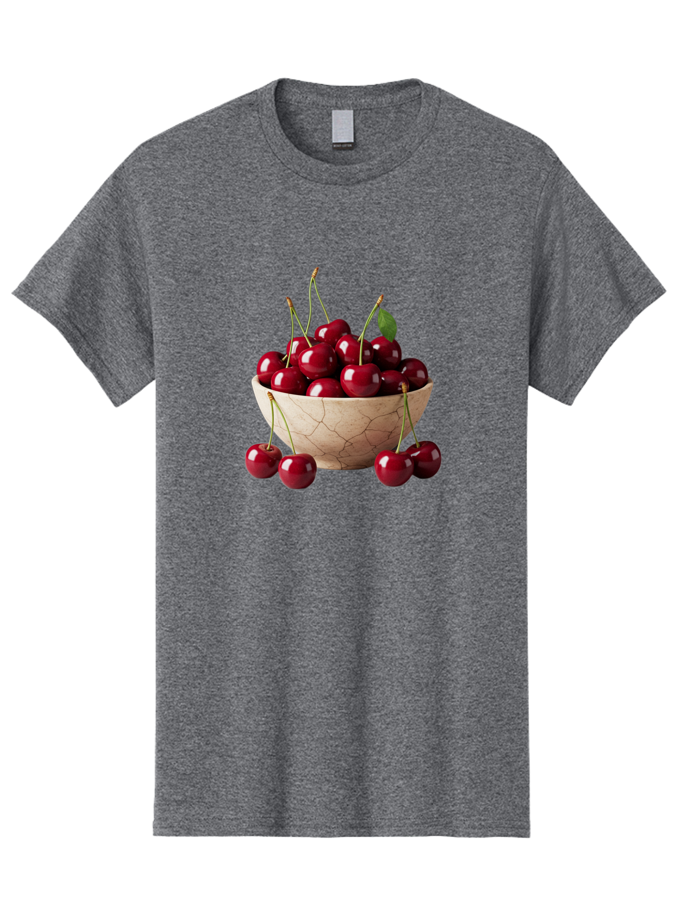 Cherries-In-Bowl-27 Men'S Graphic Tee, 100% Cotton, Comfortable Casual Summer Wear, Machine Washable, Vintage Camera, Old Camera, Antique Camera, Black Camera, Classic Photography, Photography Equipment, Nostalgic Device, Film Camera, Bai692