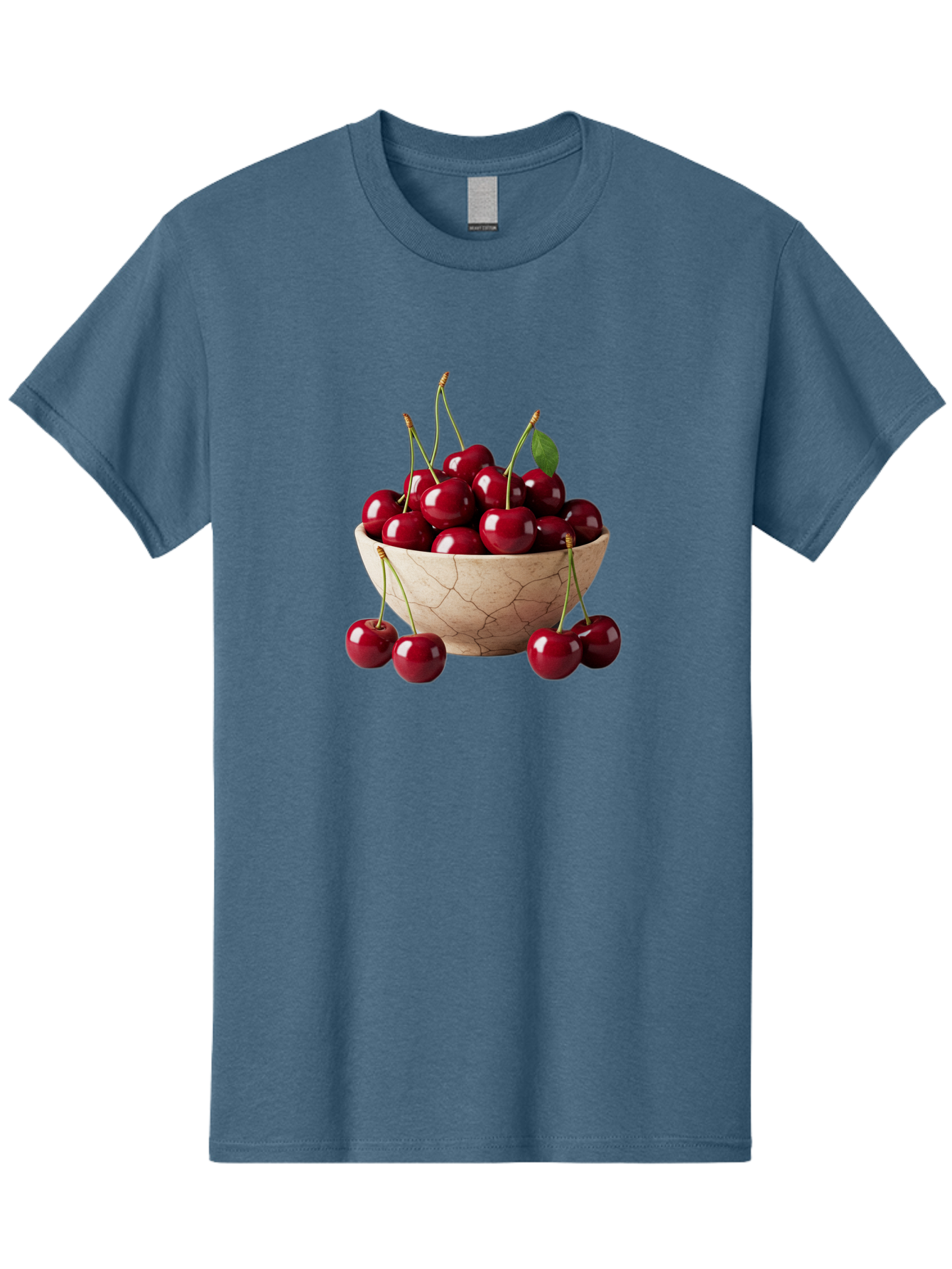 Cherries-In-Bowl-27 Men'S Graphic Tee, 100% Cotton, Comfortable Casual Summer Wear, Machine Washable, Vintage Camera, Old Camera, Antique Camera, Black Camera, Classic Photography, Photography Equipment, Nostalgic Device, Film Camera, Bai692