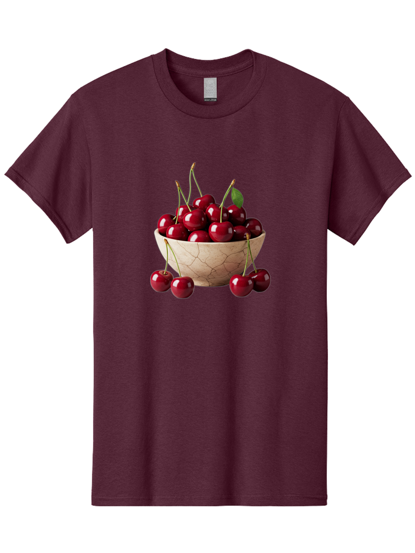 Cherries-In-Bowl-27 Men'S Graphic Tee, 100% Cotton, Comfortable Casual Summer Wear, Machine Washable, Vintage Camera, Old Camera, Antique Camera, Black Camera, Classic Photography, Photography Equipment, Nostalgic Device, Film Camera, Bai692