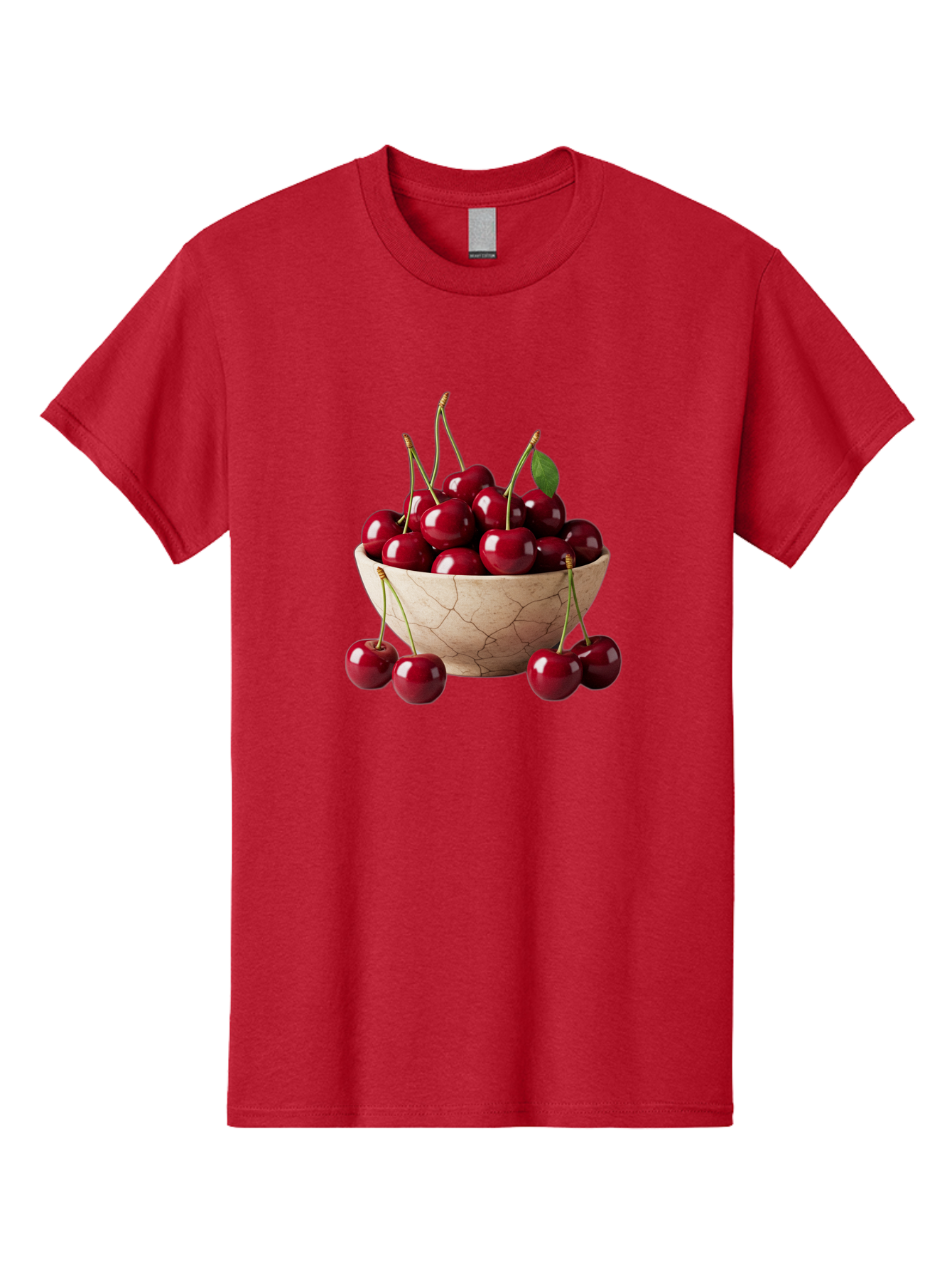 Cherries-In-Bowl-27 Men'S Graphic Tee, 100% Cotton, Comfortable Casual Summer Wear, Machine Washable, Vintage Camera, Old Camera, Antique Camera, Black Camera, Classic Photography, Photography Equipment, Nostalgic Device, Film Camera, Bai692