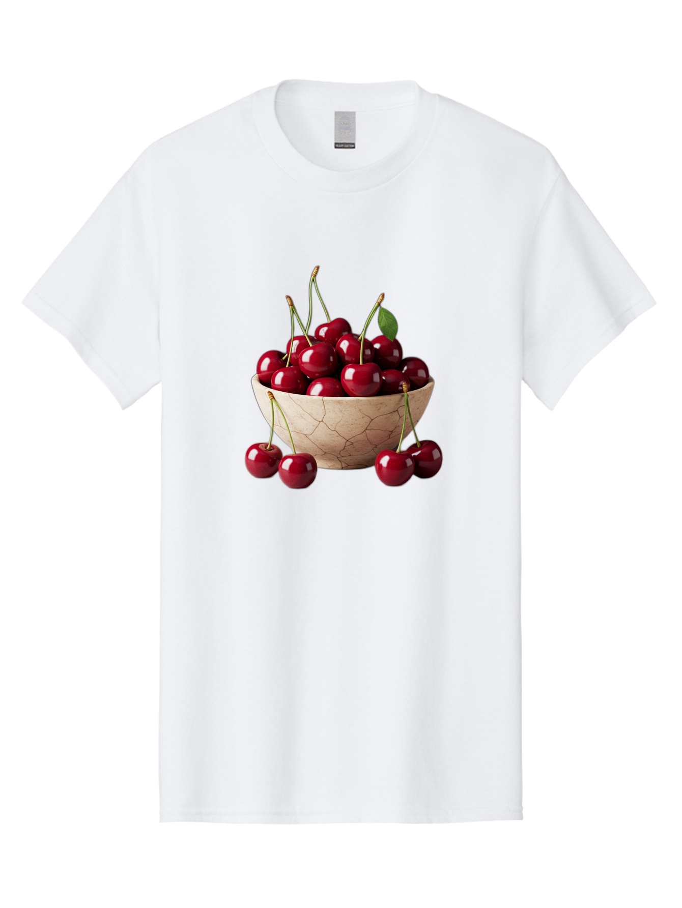 Cherries-In-Bowl-27 Men'S Graphic Tee, 100% Cotton, Comfortable Casual Summer Wear, Machine Washable, Vintage Camera, Old Camera, Antique Camera, Black Camera, Classic Photography, Photography Equipment, Nostalgic Device, Film Camera, Bai692