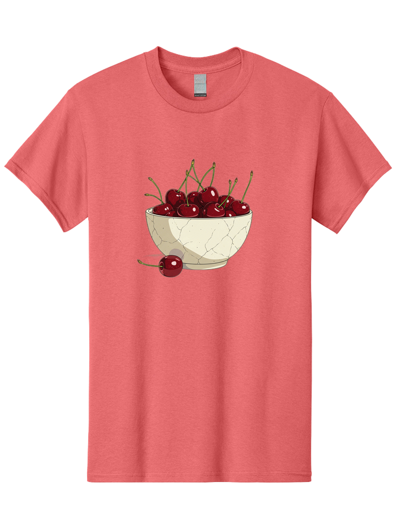 Cherries-In-Bowl-3 Men'S Graphic Tee, 100% Cotton, Comfortable Casual Summer Wear, Machine Washable, Vintage Camera, Old Camera, Antique Camera, Black Camera, Classic Photography, Photography Equipment, Nostalgic Device, Film Camera, Bai693