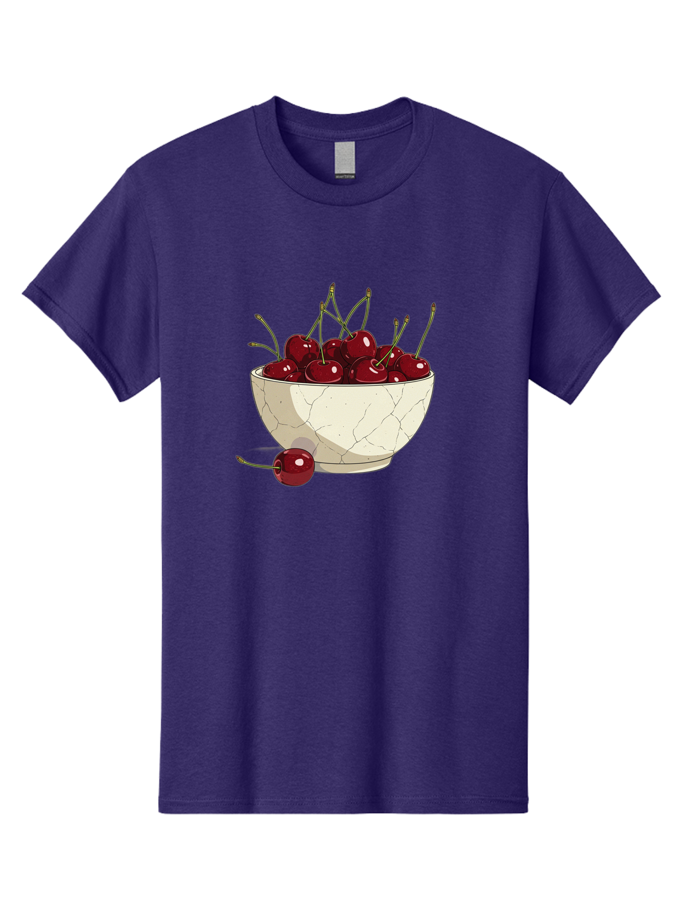 Cherries-In-Bowl-3 Men'S Graphic Tee, 100% Cotton, Comfortable Casual Summer Wear, Machine Washable, Vintage Camera, Old Camera, Antique Camera, Black Camera, Classic Photography, Photography Equipment, Nostalgic Device, Film Camera, Bai693