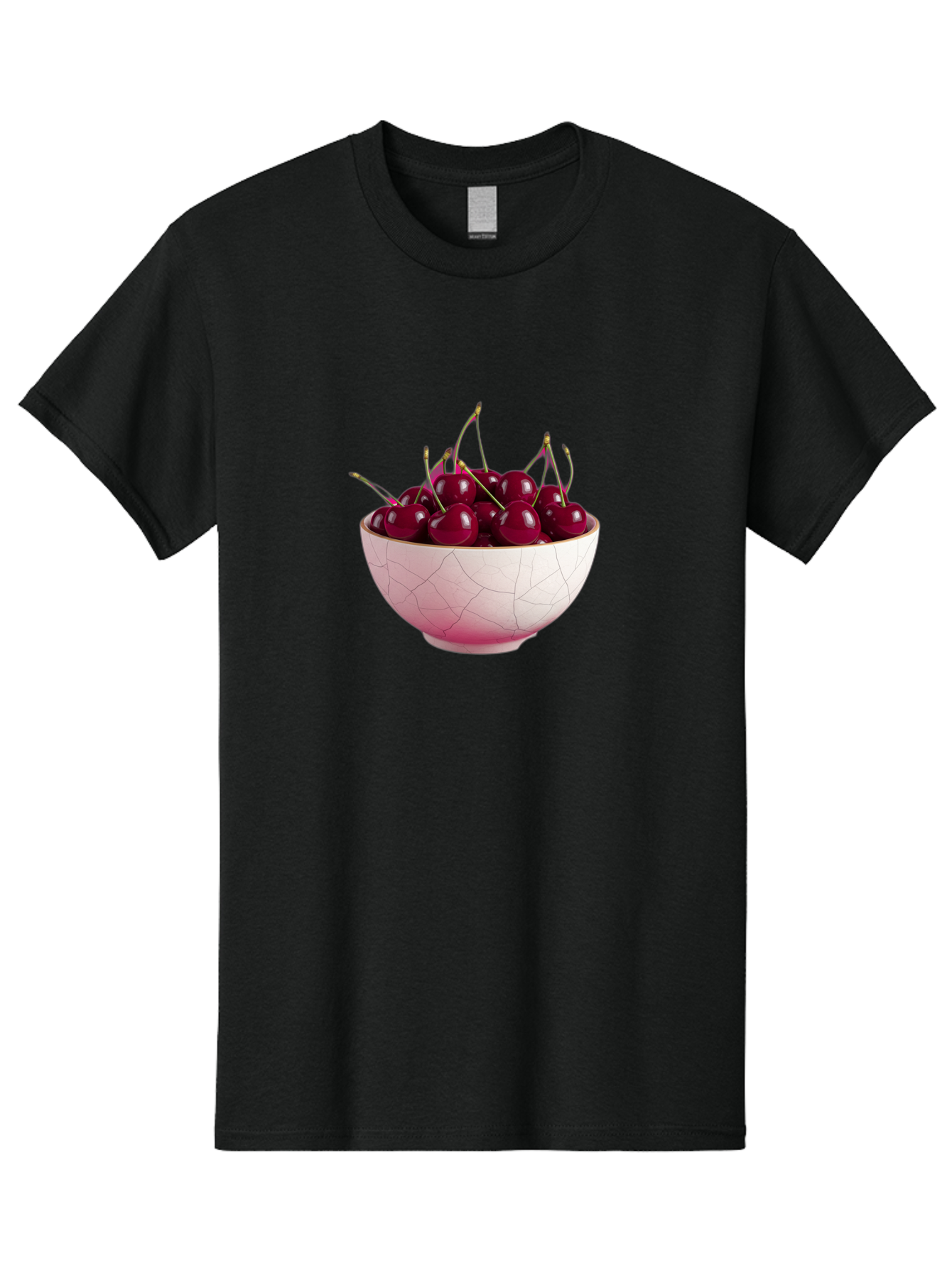 Cherries-In-Bowl-4 Men'S Graphic Tee, 100% Cotton, Comfortable Casual Summer Wear, Machine Washable, Vintage Camera, Old Camera, Antique Camera, Black Camera, Classic Photography, Photography Equipment, Nostalgic Device, Film Camera, Bai694