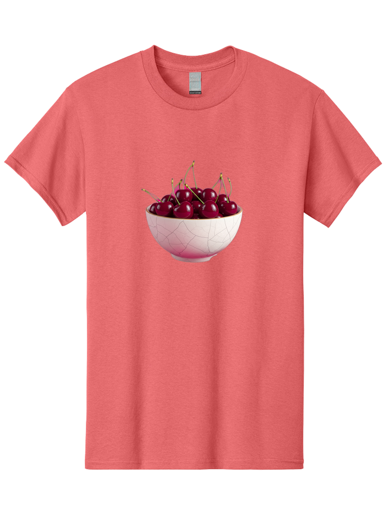 Cherries-In-Bowl-4 Men'S Graphic Tee, 100% Cotton, Comfortable Casual Summer Wear, Machine Washable, Vintage Camera, Old Camera, Antique Camera, Black Camera, Classic Photography, Photography Equipment, Nostalgic Device, Film Camera, Bai694
