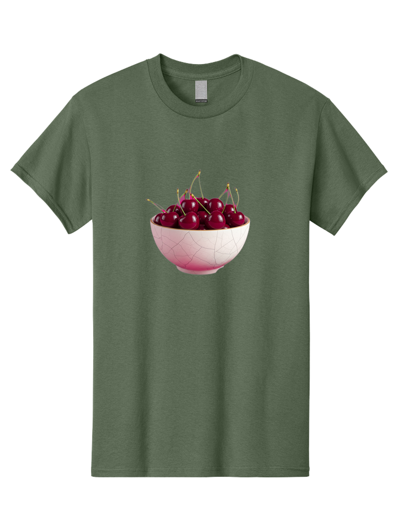 Cherries-In-Bowl-4 Men'S Graphic Tee, 100% Cotton, Comfortable Casual Summer Wear, Machine Washable, Vintage Camera, Old Camera, Antique Camera, Black Camera, Classic Photography, Photography Equipment, Nostalgic Device, Film Camera, Bai694