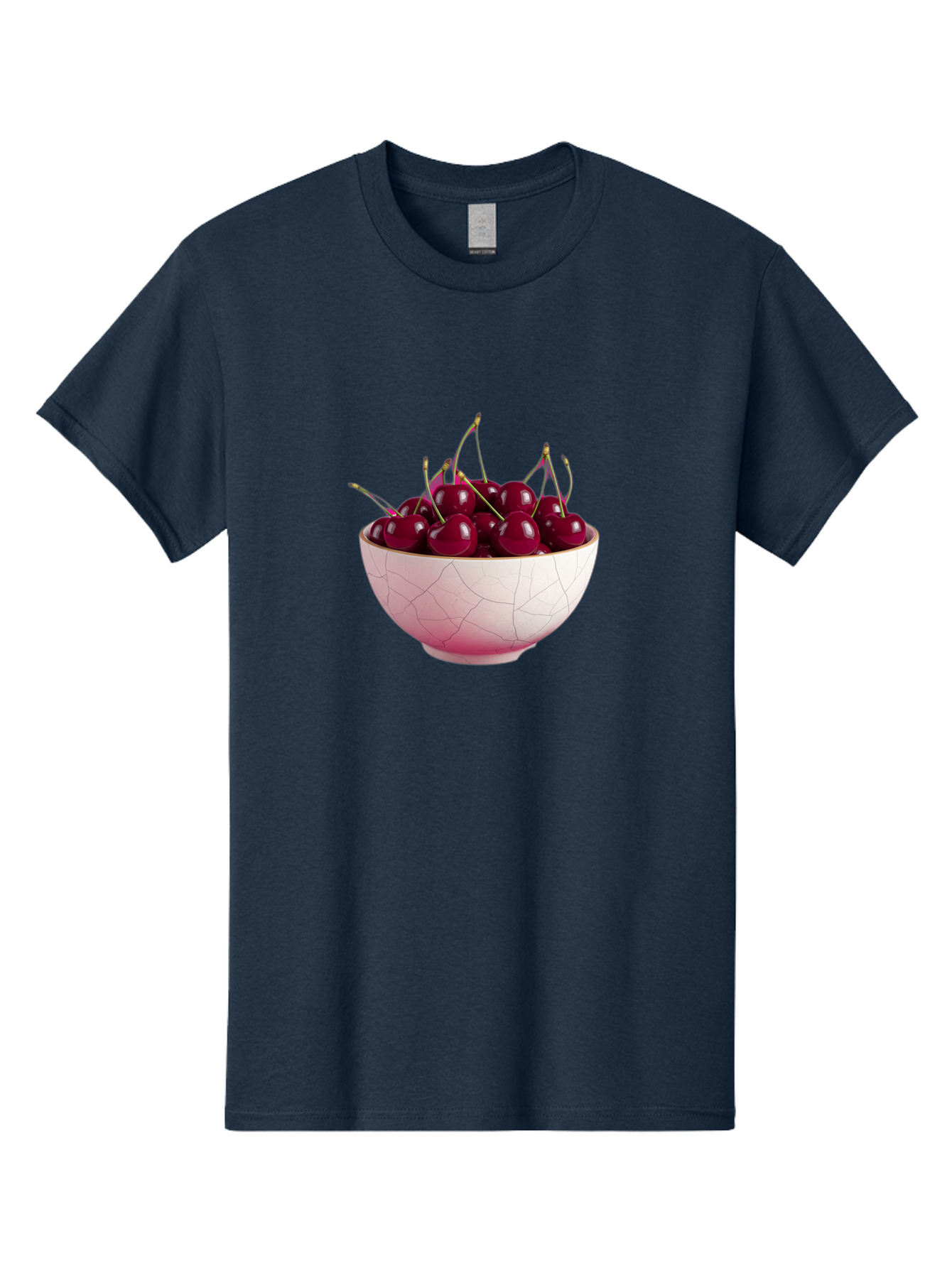 Cherries-In-Bowl-4 Men'S Graphic Tee, 100% Cotton, Comfortable Casual Summer Wear, Machine Washable, Vintage Camera, Old Camera, Antique Camera, Black Camera, Classic Photography, Photography Equipment, Nostalgic Device, Film Camera, Bai694