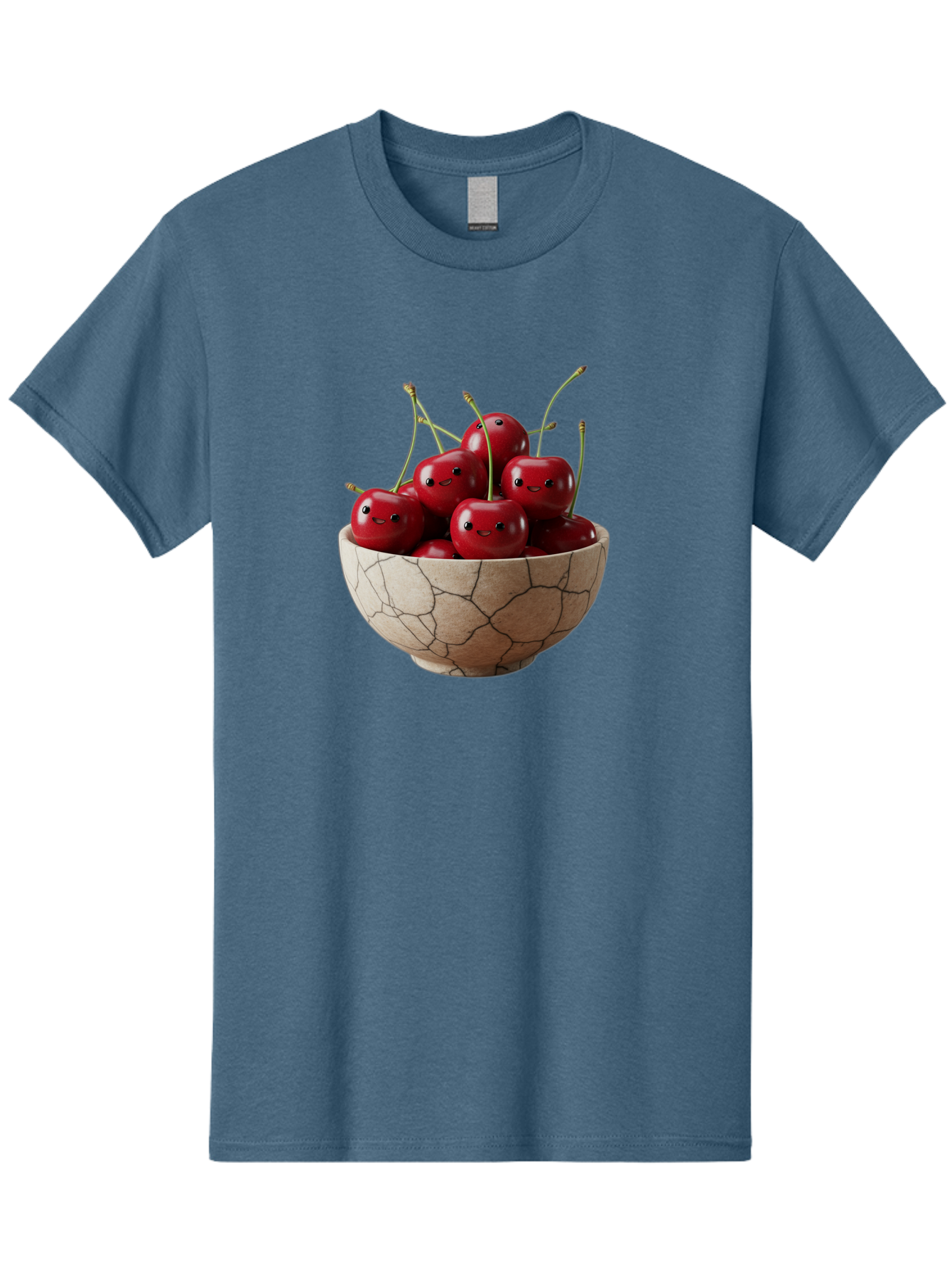 Cherries-In-Bowl-5 Men'S Graphic Tee, 100% Cotton, Comfortable Casual Summer Wear, Machine Washable, Vintage Camera, Old Camera, Antique Camera, Black Camera, Classic Photography, Photography Equipment, Nostalgic Device, Film Camera, Bai695