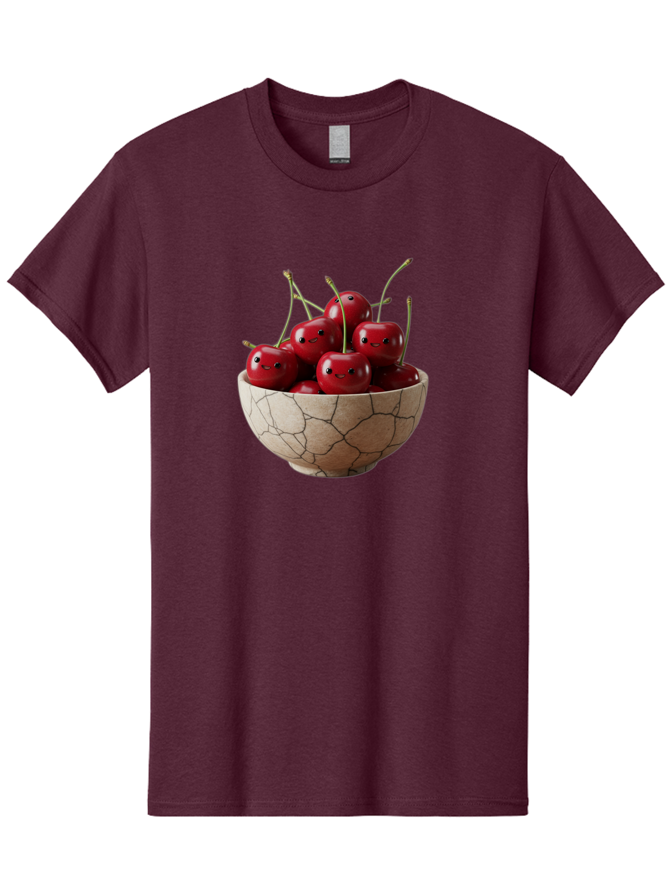 Cherries-In-Bowl-5 Men'S Graphic Tee, 100% Cotton, Comfortable Casual Summer Wear, Machine Washable, Vintage Camera, Old Camera, Antique Camera, Black Camera, Classic Photography, Photography Equipment, Nostalgic Device, Film Camera, Bai695