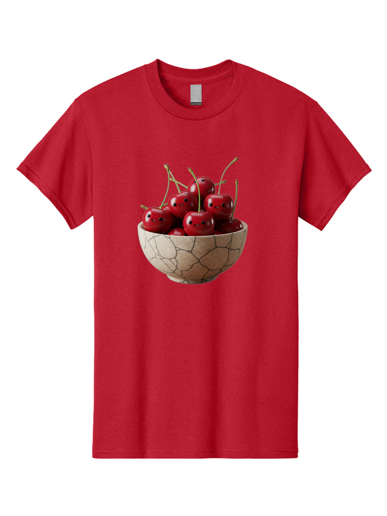 Cherries-In-Bowl-5 Men'S Graphic Tee, 100% Cotton, Comfortable Casual Summer Wear, Machine Washable, Vintage Camera, Old Camera, Antique Camera, Black Camera, Classic Photography, Photography Equipment, Nostalgic Device, Film Camera, Bai695
