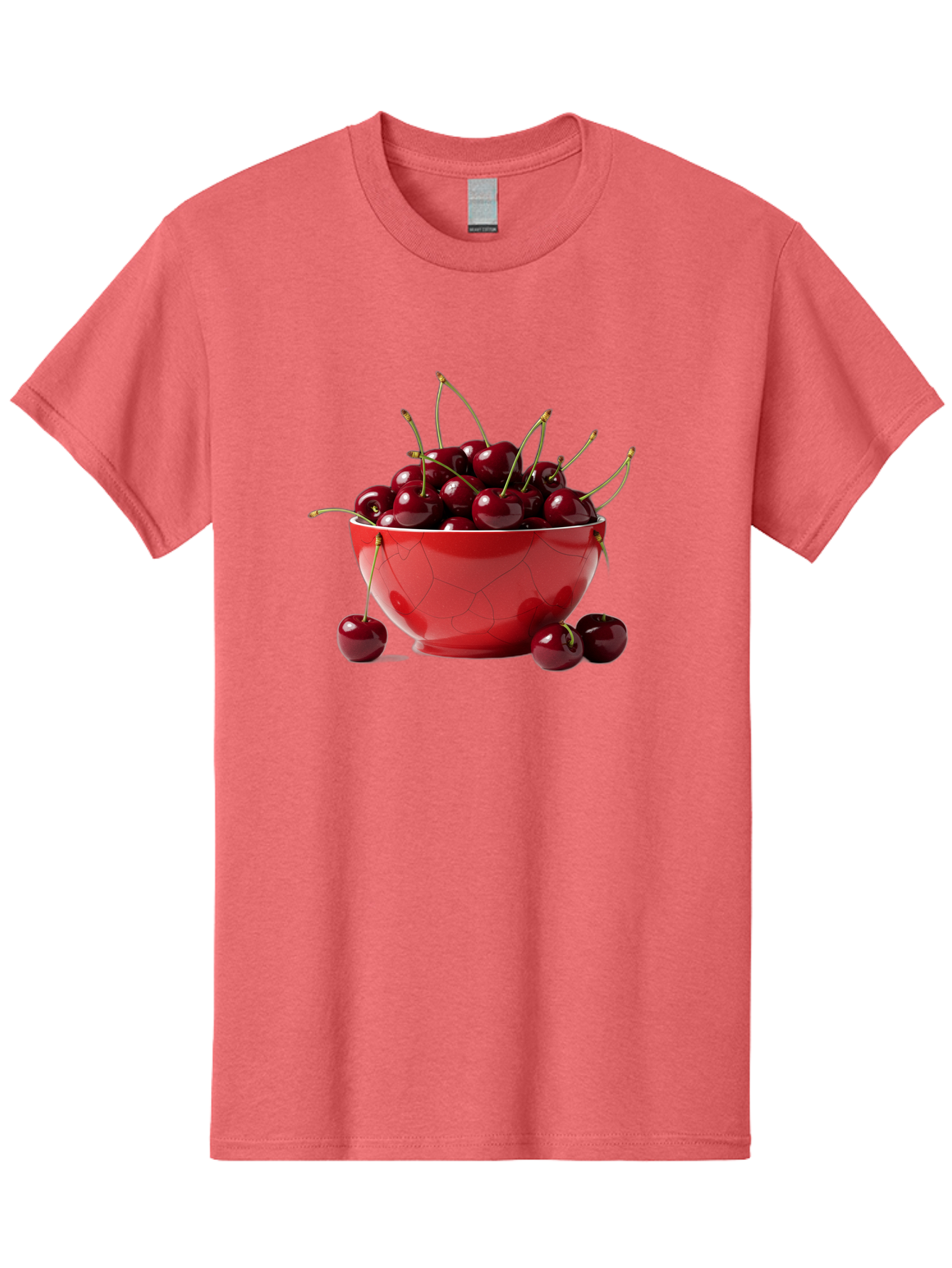 Cherries-In-Bowl-6 Men'S Graphic Tee, 100% Cotton, Comfortable Casual Summer Wear, Machine Washable, Vintage Camera, Old Camera, Antique Camera, Black Camera, Classic Photography, Photography Equipment, Nostalgic Device, Film Camera, Bai696