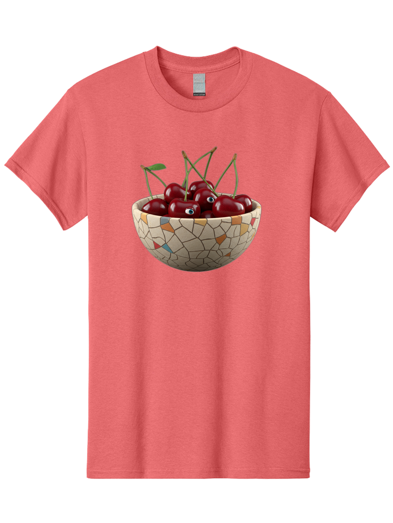 Cherries-In-Bowl-7 Men'S Graphic Tee, 100% Cotton, Comfortable Casual Summer Wear, Machine Washable, Vintage Camera, Old Camera, Antique Camera, Black Camera, Classic Photography, Photography Equipment, Nostalgic Device, Film Camera, Bai697