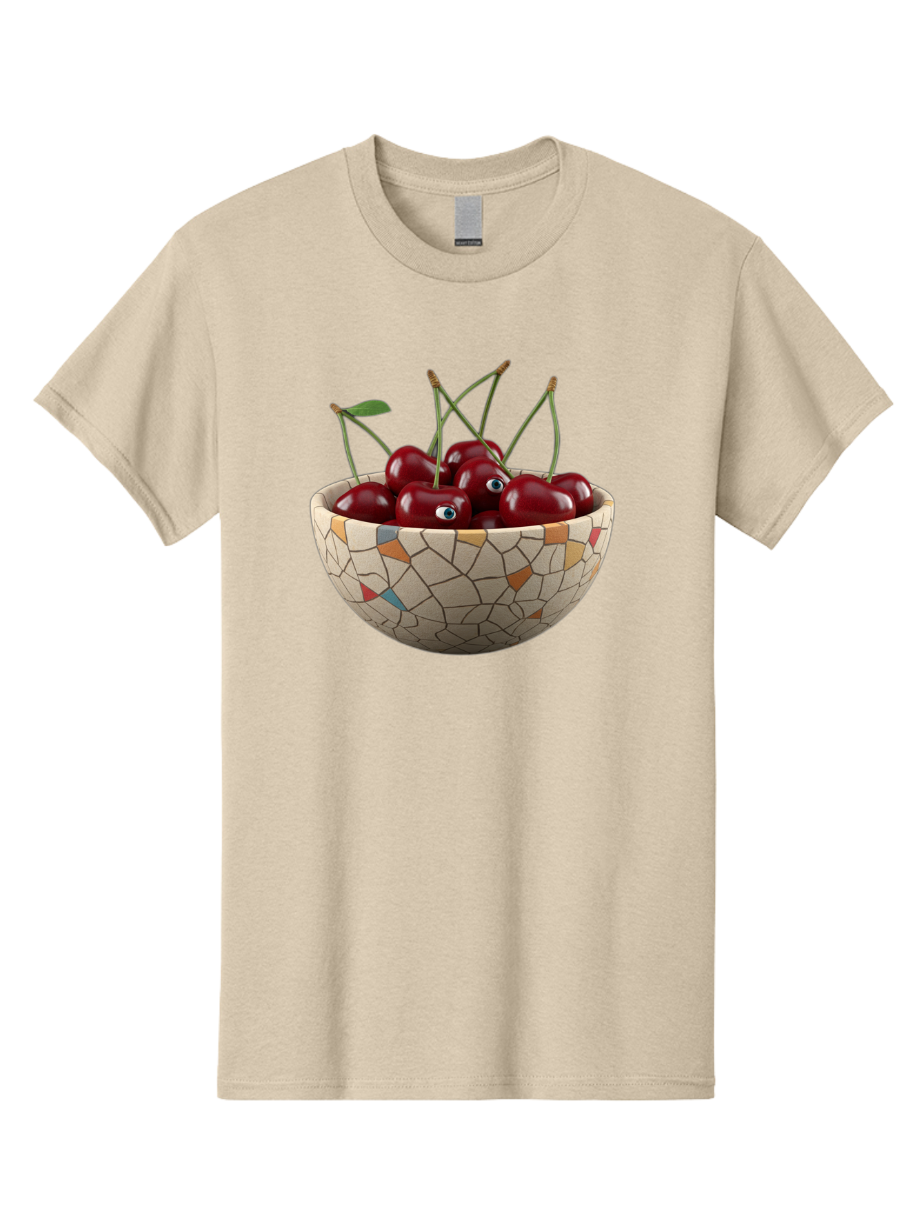 Cherries-In-Bowl-7 Men'S Graphic Tee, 100% Cotton, Comfortable Casual Summer Wear, Machine Washable, Vintage Camera, Old Camera, Antique Camera, Black Camera, Classic Photography, Photography Equipment, Nostalgic Device, Film Camera, Bai697