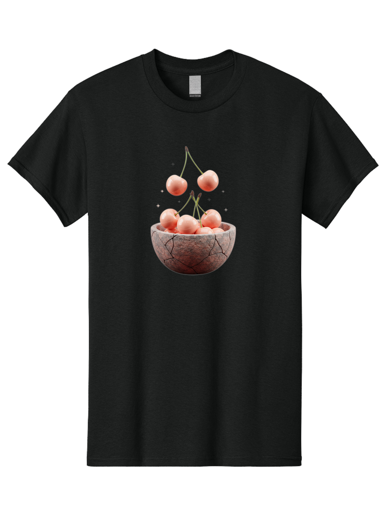 Cherries-In-Bowl-8 Men'S Graphic Tee, 100% Cotton, Comfortable Casual Summer Wear, Machine Washable, Vintage Camera, Old Camera, Antique Camera, Black Camera, Classic Photography, Photography Equipment, Nostalgic Device, Film Camera, Bai698