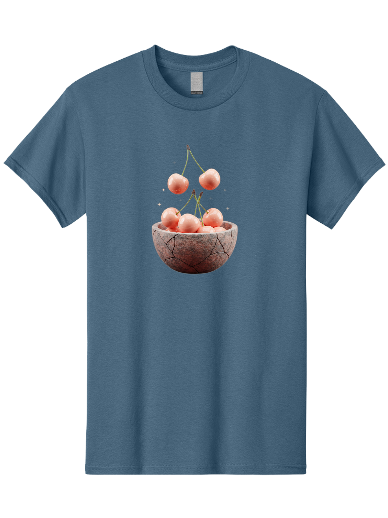 Cherries-In-Bowl-8 Men'S Graphic Tee, 100% Cotton, Comfortable Casual Summer Wear, Machine Washable, Vintage Camera, Old Camera, Antique Camera, Black Camera, Classic Photography, Photography Equipment, Nostalgic Device, Film Camera, Bai698