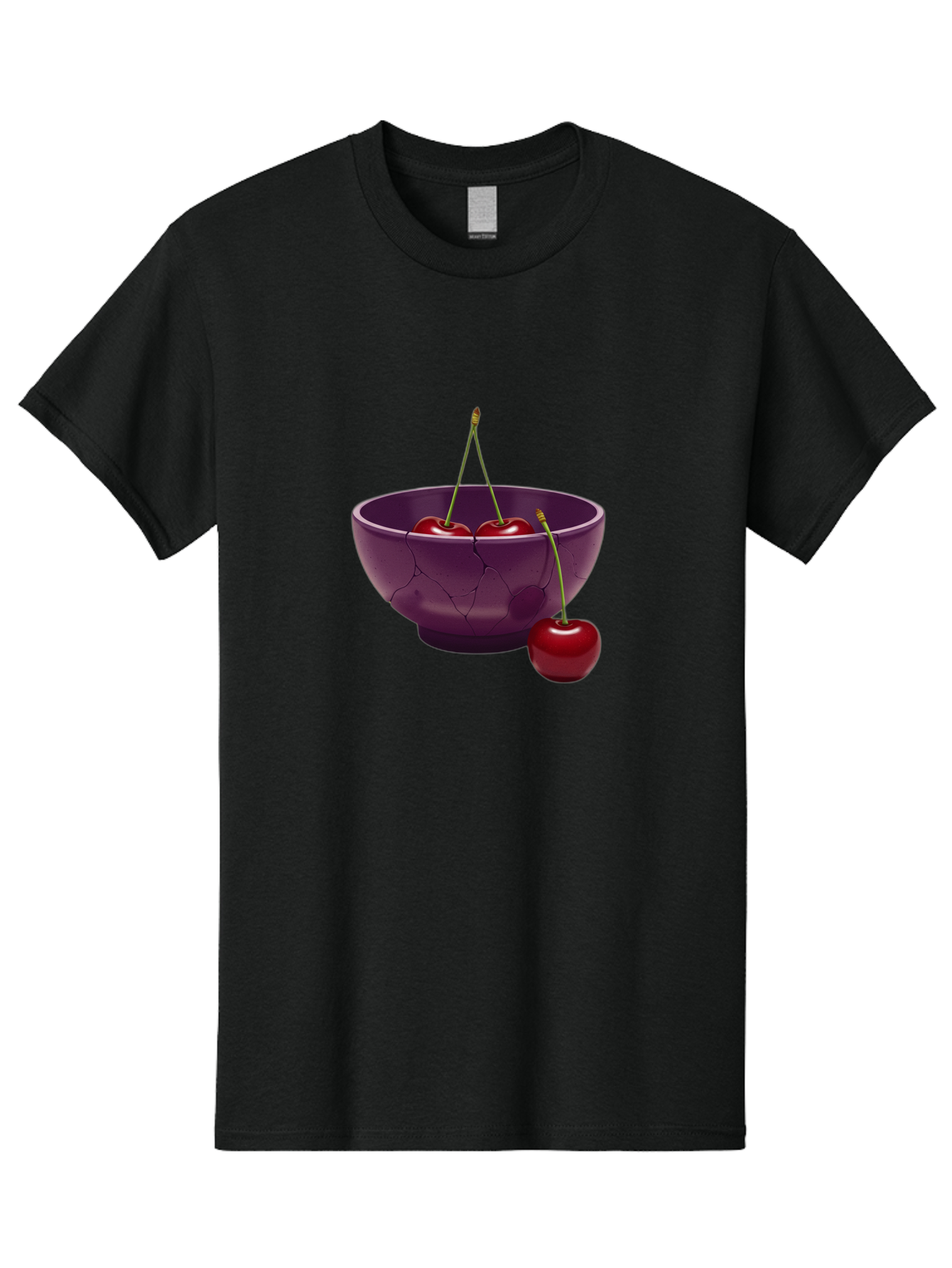 Cherries-In-Bowl Men'S Graphic Tee, 100% Cotton, Comfortable Casual Summer Wear, Machine Washable, Vintage Camera, Old Camera, Antique Camera, Black Camera, Classic Photography, Photography Equipment, Nostalgic Device, Film Camera, Camera Art Bai700