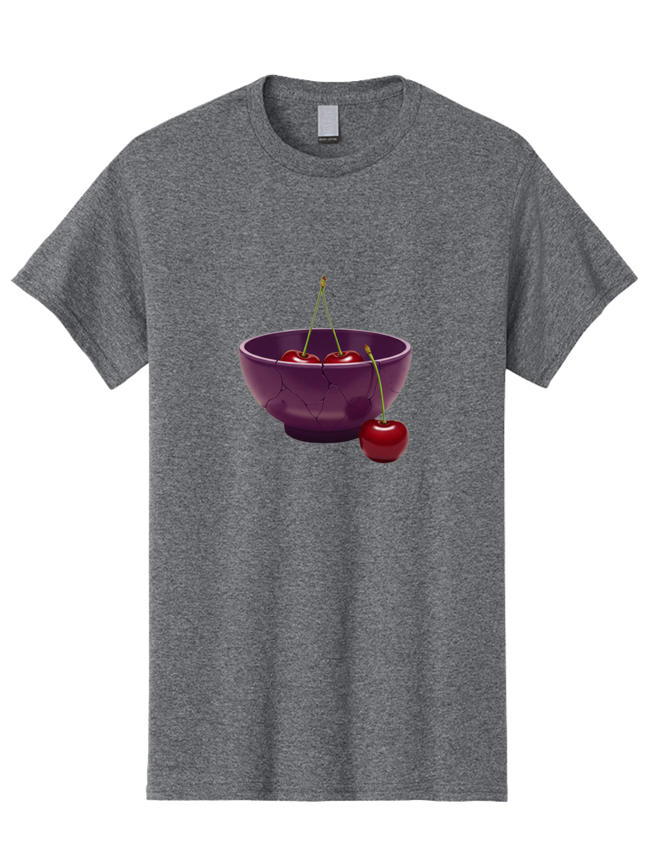 Cherries-In-Bowl Men'S Graphic Tee, 100% Cotton, Comfortable Casual Summer Wear, Machine Washable, Vintage Camera, Old Camera, Antique Camera, Black Camera, Classic Photography, Photography Equipment, Nostalgic Device, Film Camera, Camera Art Bai700