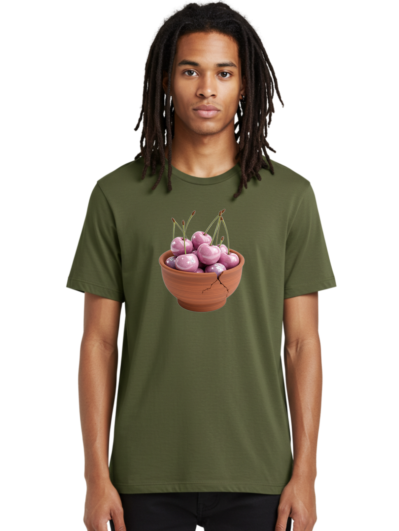 Cherries-In-Clay-Pot Men'S Graphic Tee, 100% Cotton, Comfortable Casual Summer Wear, Machine Washable, Vintage Camera, Old Camera, Antique Camera, Black Camera, Classic Photography, Photography Equipment, Nostalgic Device, Film Camera, Bai702