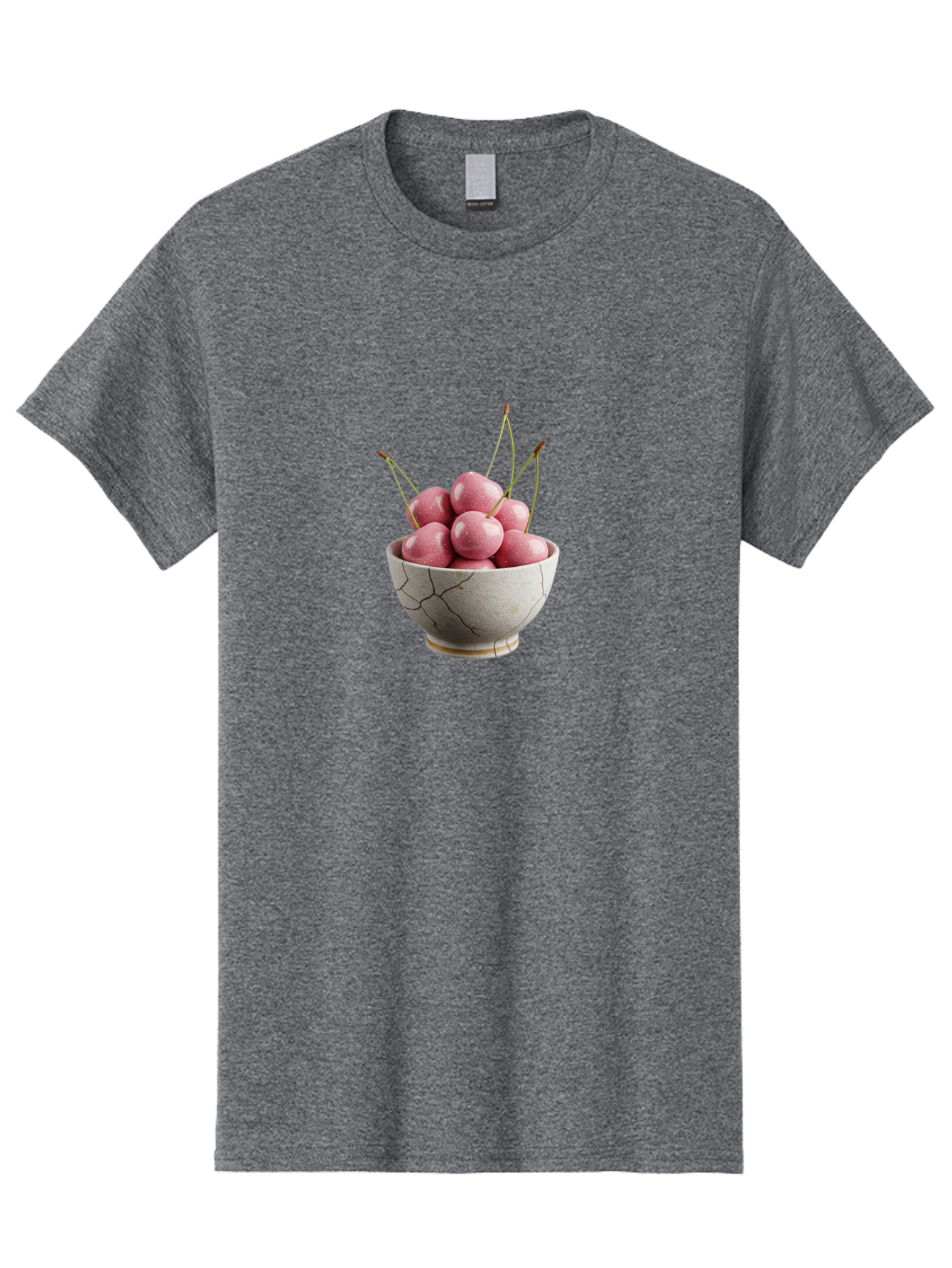 Cherries-In-Cracked-Bowl Men'S Graphic Tee, 100% Cotton, Comfortable Casual Summer Wear, Machine Washable, Vintage Camera, Old Camera, Antique Camera, Black Camera, Classic Photography, Photography Equipment, Nostalgic Device, Film Camera, Bai703