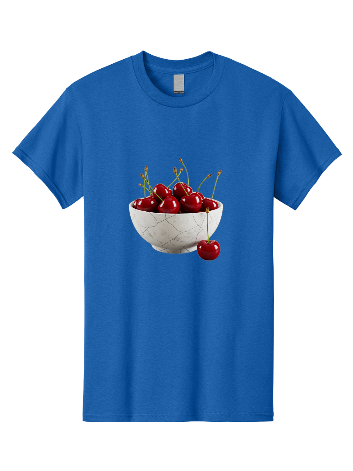 Cherries-In-Cracked-White-Bowl Men'S Graphic Tee, 100% Cotton, Comfortable Casual Summer Wear, Machine Washable, Vintage Camera, Old Camera, Antique Camera, Black Camera, Classic Photography, Photography Equipment, Nostalgic Device, Bai704