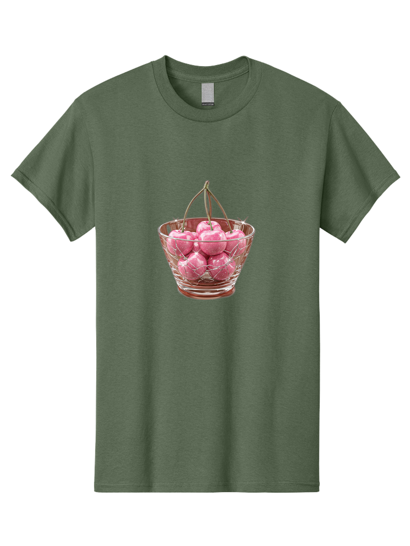 Cherries-In-Glass-Basket Men'S Graphic Tee, 100% Cotton, Comfortable Casual Summer Wear, Machine Washable, Vintage Camera, Old Camera, Antique Camera, Black Camera, Classic Photography, Photography Equipment, Nostalgic Device, Film Camera, Bai706