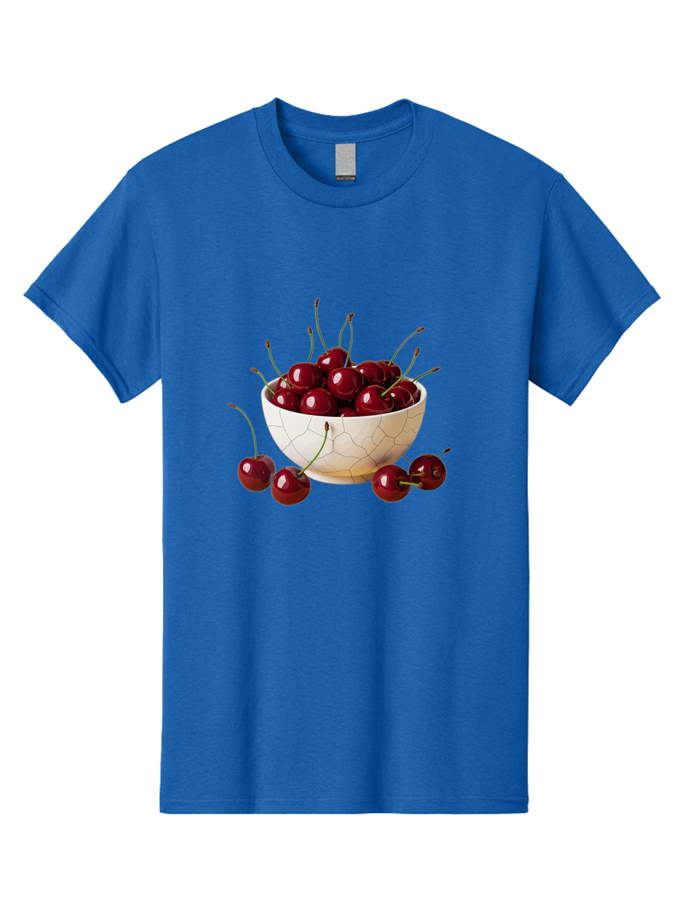 Cherries-In-Kintsugi-Bowl-2 Men'S Graphic Tee, 100% Cotton, Comfortable Casual Summer Wear, Machine Washable, Vintage Camera, Old Camera, Antique Camera, Black Camera, Classic Photography, Photography Equipment, Nostalgic Device, Film Camera, Bai708
