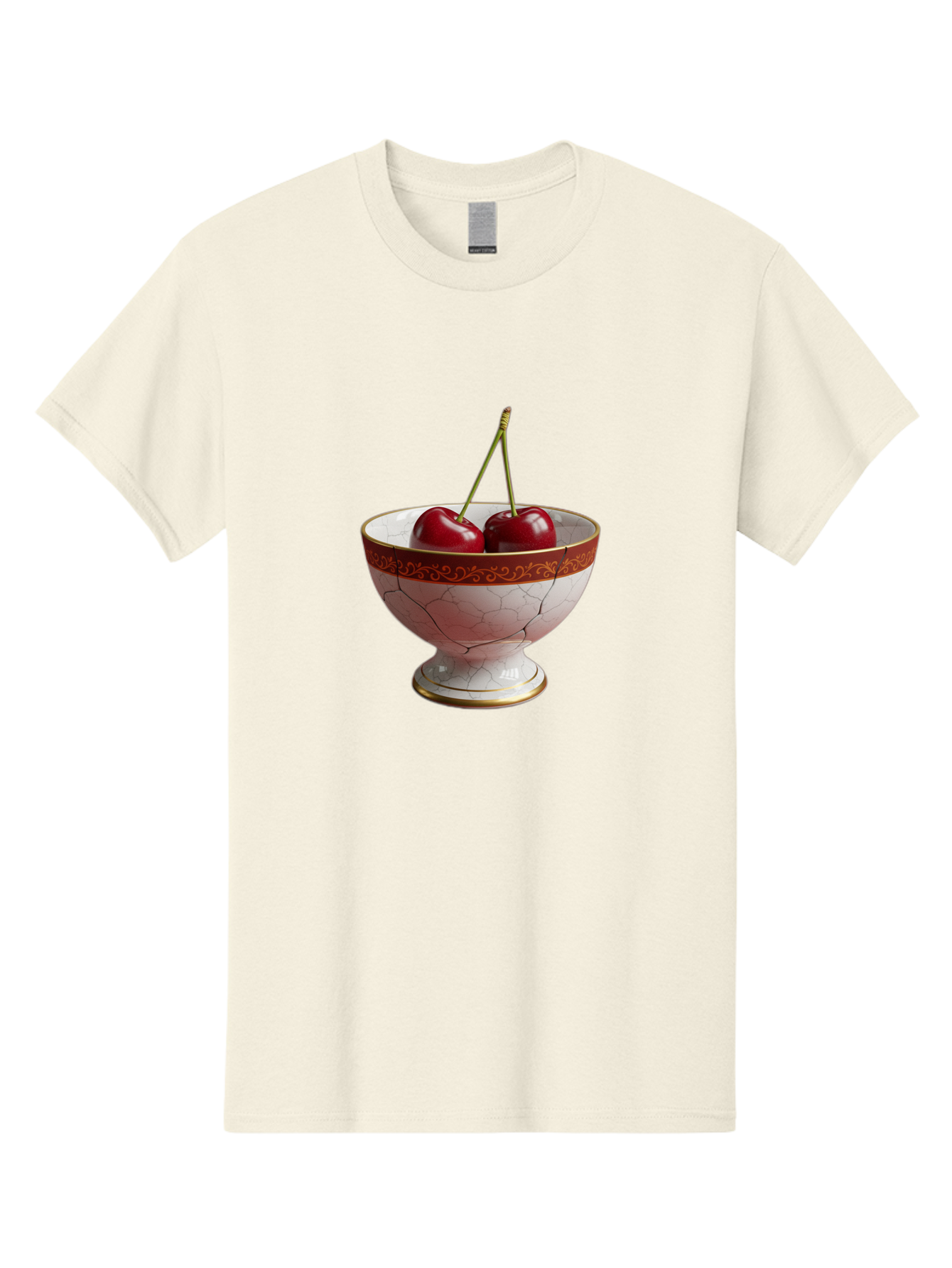 Cherries-In-Kintsugi-Bowl Men'S Graphic Tee, 100% Cotton, Comfortable Casual Summer Wear, Machine Washable, Vintage Camera, Old Camera, Antique Camera, Black Camera, Classic Photography, Photography Equipment, Nostalgic Device, Film Camera, Bai709