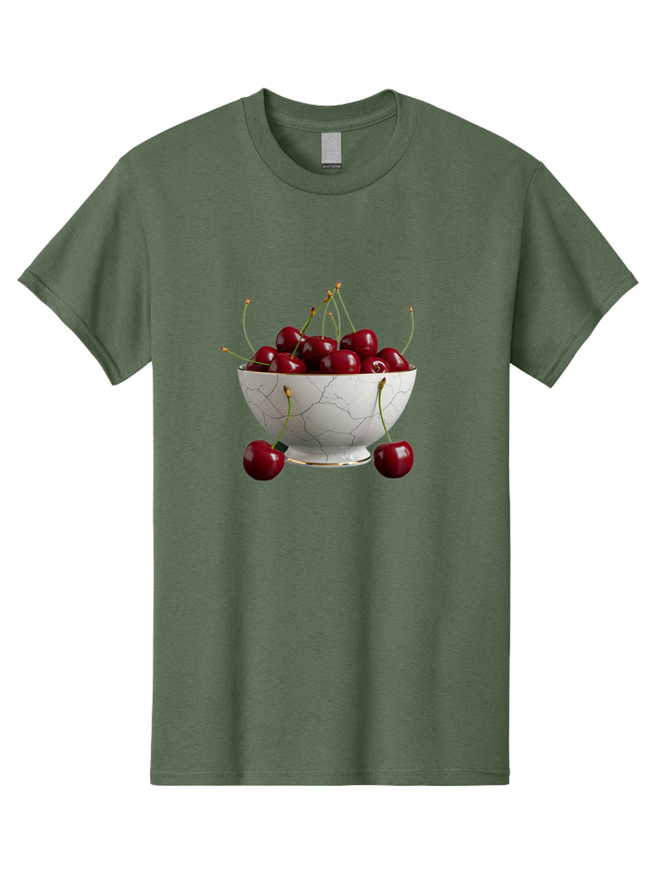 Cherries-In-Marble-Bowl Men'S Graphic Tee, 100% Cotton, Comfortable Casual Summer Wear, Machine Washable, Vintage Camera, Old Camera, Antique Camera, Black Camera, Classic Photography, Photography Equipment, Nostalgic Device, Film Camera, Bai710
