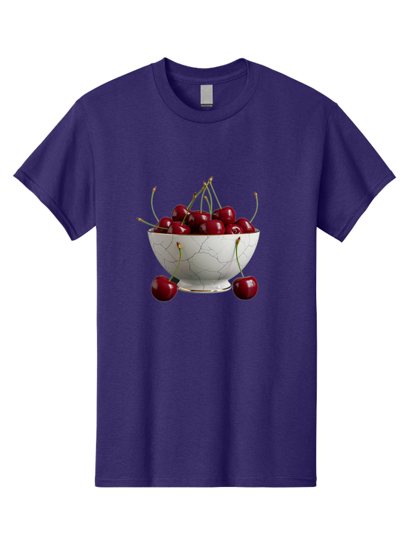 Cherries-In-Marble-Bowl Men'S Graphic Tee, 100% Cotton, Comfortable Casual Summer Wear, Machine Washable, Vintage Camera, Old Camera, Antique Camera, Black Camera, Classic Photography, Photography Equipment, Nostalgic Device, Film Camera, Bai710