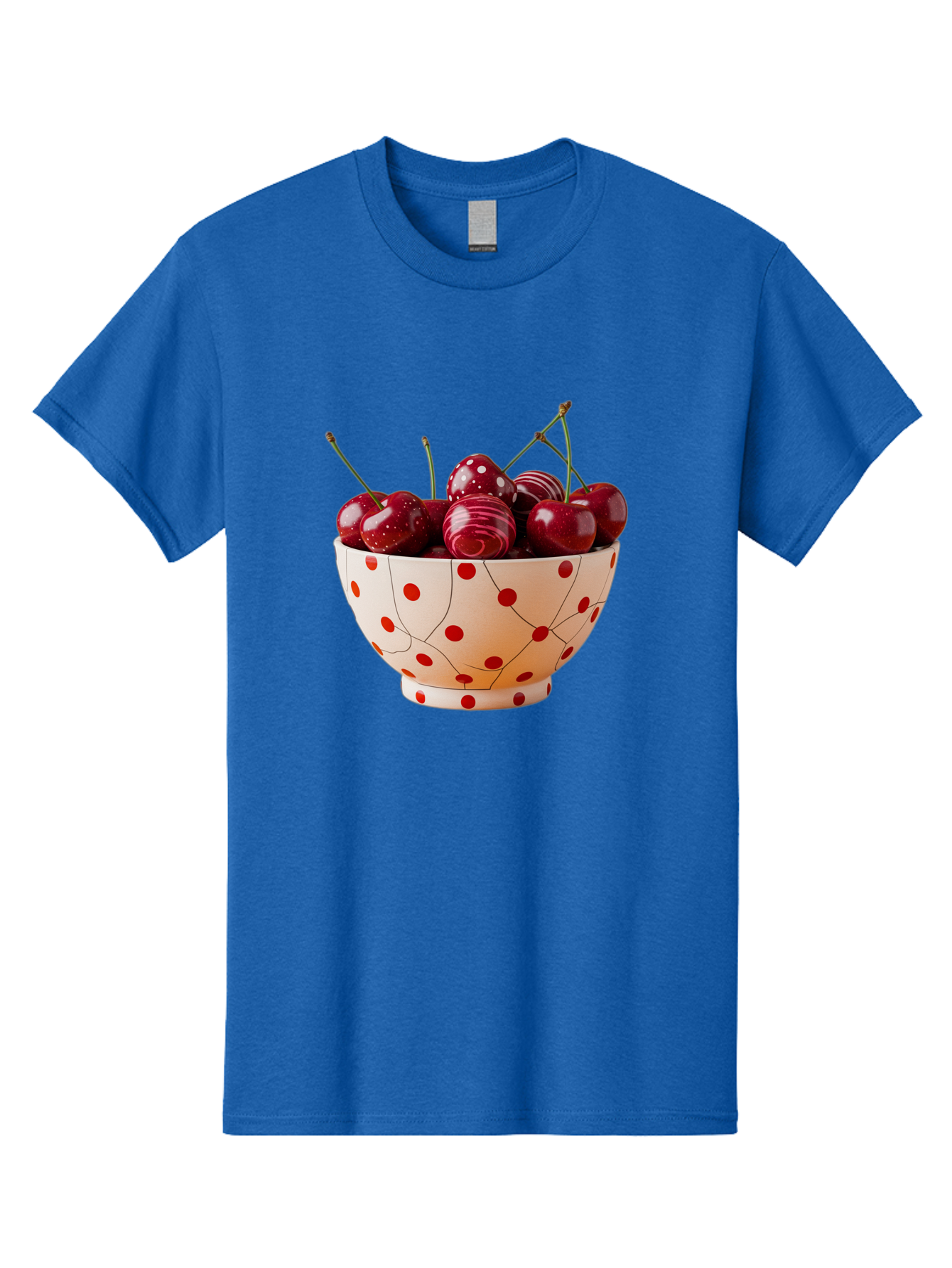 Cherries-In-White-Bowl-With-Red-Polka-Dots Men'S Graphic Tee, 100% Cotton, Comfortable Casual Summer Wear, Machine Washable, Vintage Camera, Old Camera, Antique Camera, Black Camera, Classic Photography, Photography Equipment, Bai711