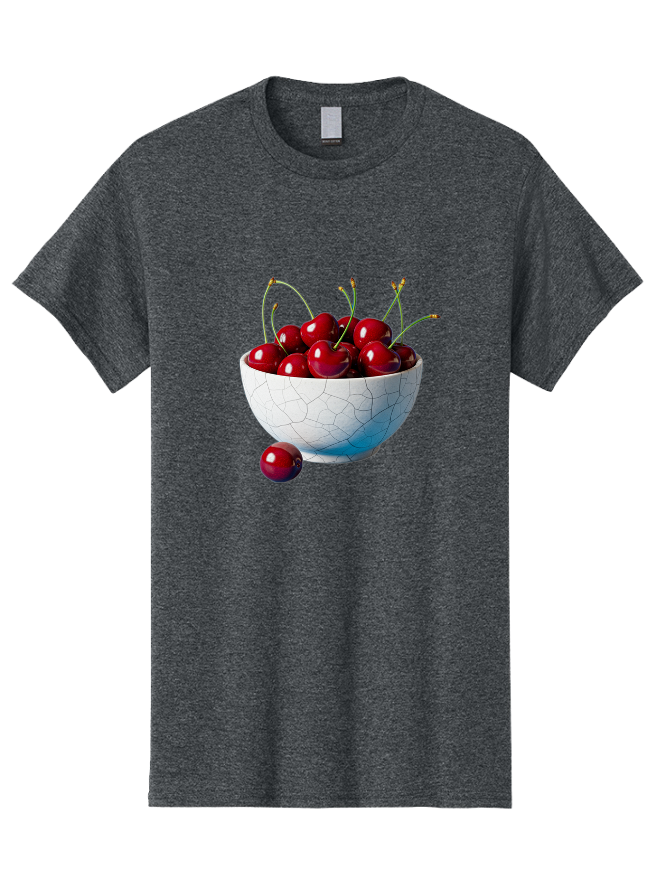 Cherries-In-White-Bowl Men'S Graphic Tee, 100% Cotton, Comfortable Casual Summer Wear, Machine Washable, Vintage Camera, Old Camera, Antique Camera, Black Camera, Classic Photography, Photography Equipment, Nostalgic Device, Film Camera, Bai712