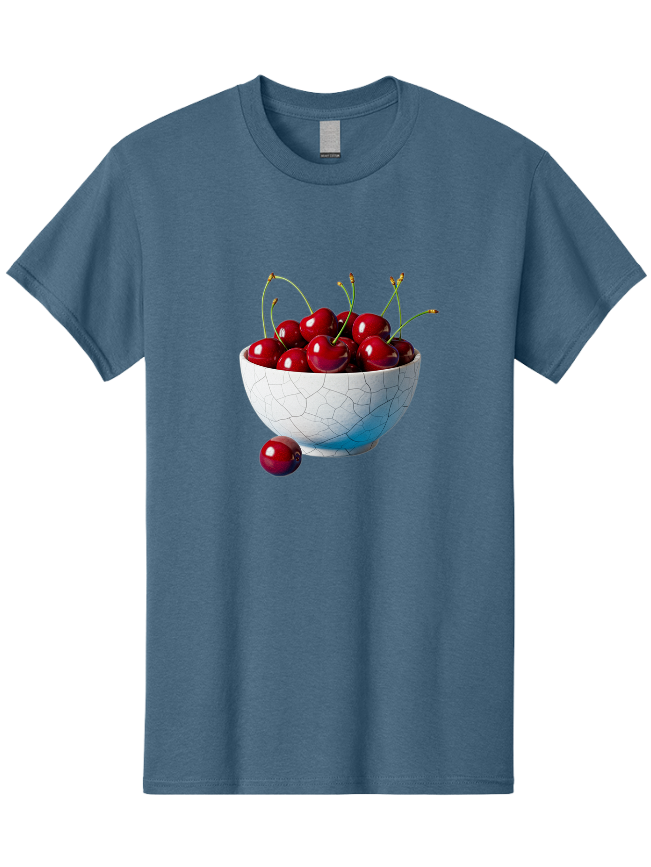 Cherries-In-White-Bowl Men'S Graphic Tee, 100% Cotton, Comfortable Casual Summer Wear, Machine Washable, Vintage Camera, Old Camera, Antique Camera, Black Camera, Classic Photography, Photography Equipment, Nostalgic Device, Film Camera, Bai712