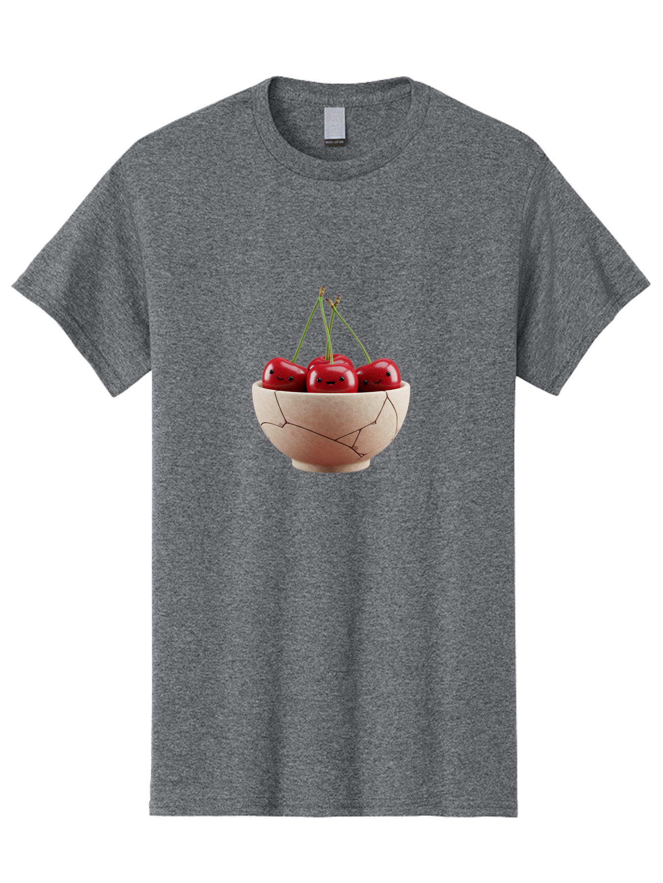Cherries-With-Faces-In-Broken-Bowl Men'S Graphic Tee, 100% Cotton, Comfortable Casual Summer Wear, Machine Washable, Vintage Camera, Old Camera, Antique Camera, Black Camera, Classic Photography, Photography Equipment, Nostalgic Device, Bai714
