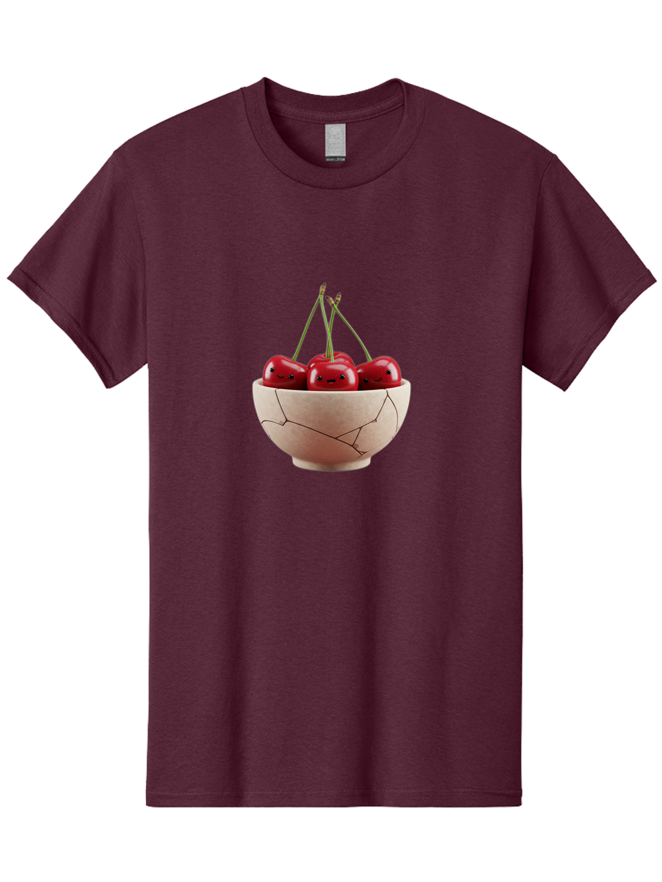 Cherries-With-Faces-In-Broken-Bowl Men'S Graphic Tee, 100% Cotton, Comfortable Casual Summer Wear, Machine Washable, Vintage Camera, Old Camera, Antique Camera, Black Camera, Classic Photography, Photography Equipment, Nostalgic Device, Bai714
