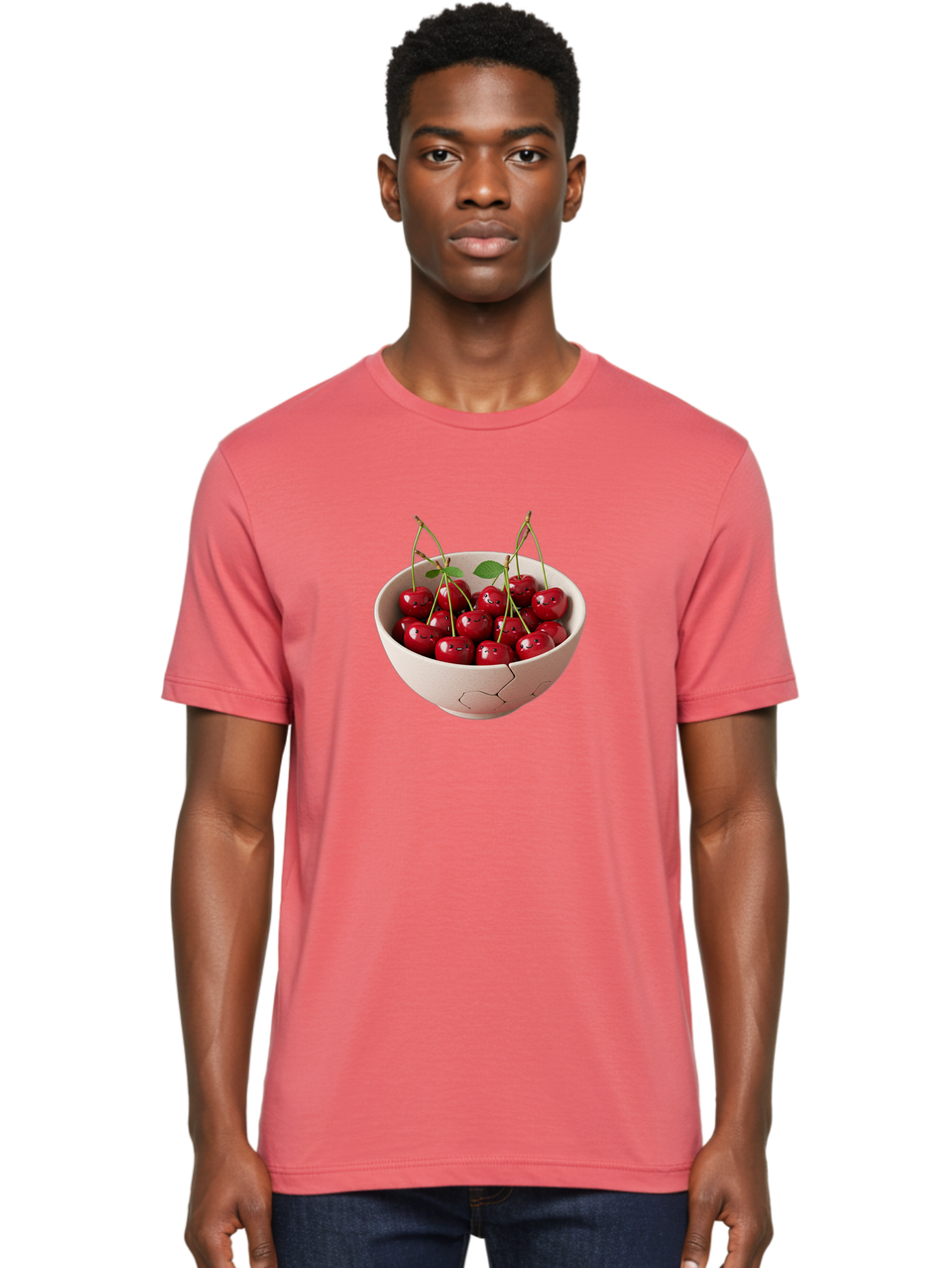 Cherries-With-Funny-Faces Men'S Graphic Tee, 100% Cotton, Comfortable Casual Summer Wear, Machine Washable, Vintage Camera, Old Camera, Antique Camera, Black Camera, Classic Photography, Photography Equipment, Nostalgic Device, Film Camera, Bai715
