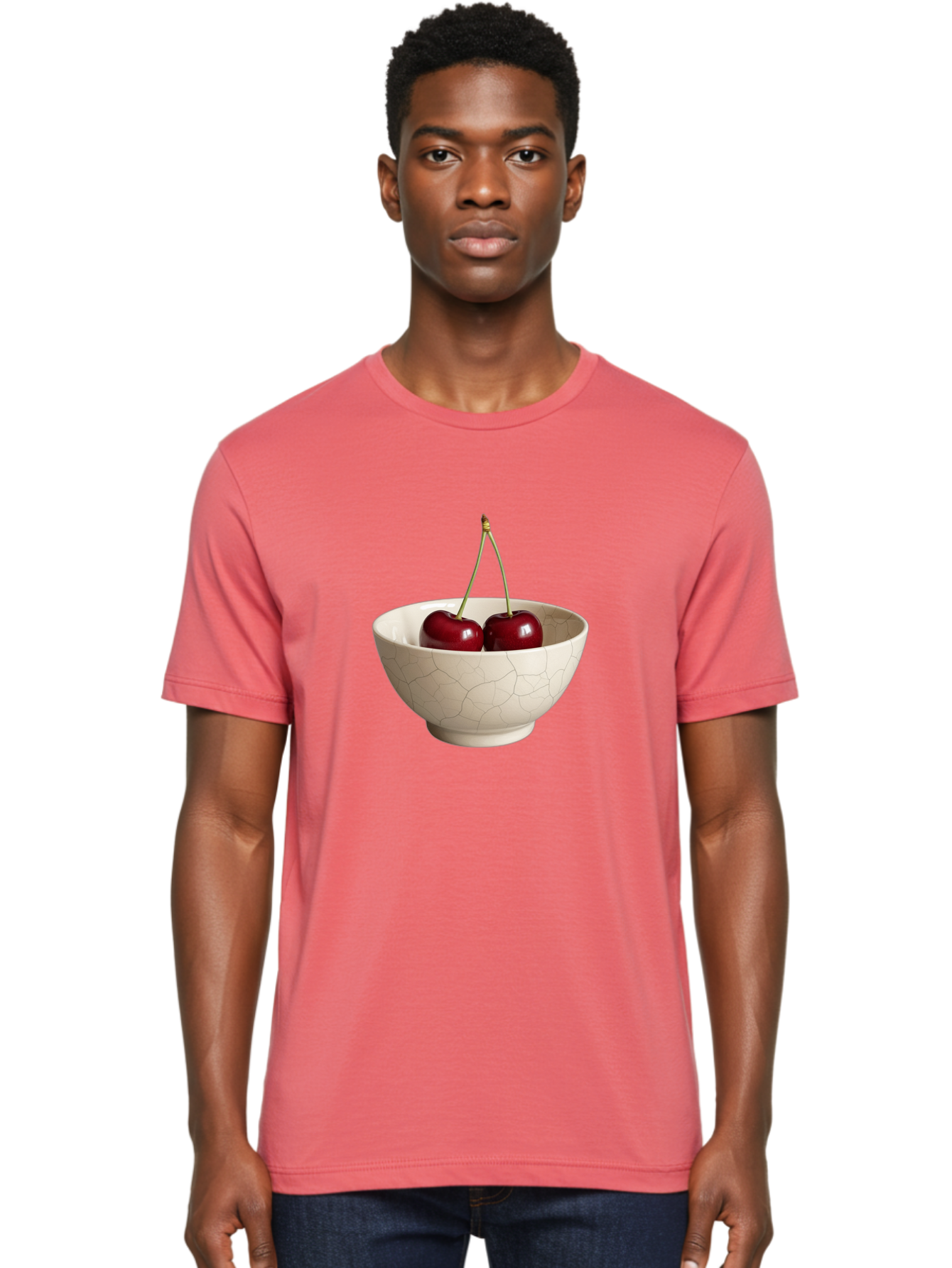 Cherries Men'S Graphic Tee, 100% Cotton, Comfortable Casual Summer Wear, Machine Washable, Vintage Camera, Old Camera, Antique Camera, Black Camera, Classic Photography, Photography Equipment, Nostalgic Device, Film Camera, Camera Art Bai716